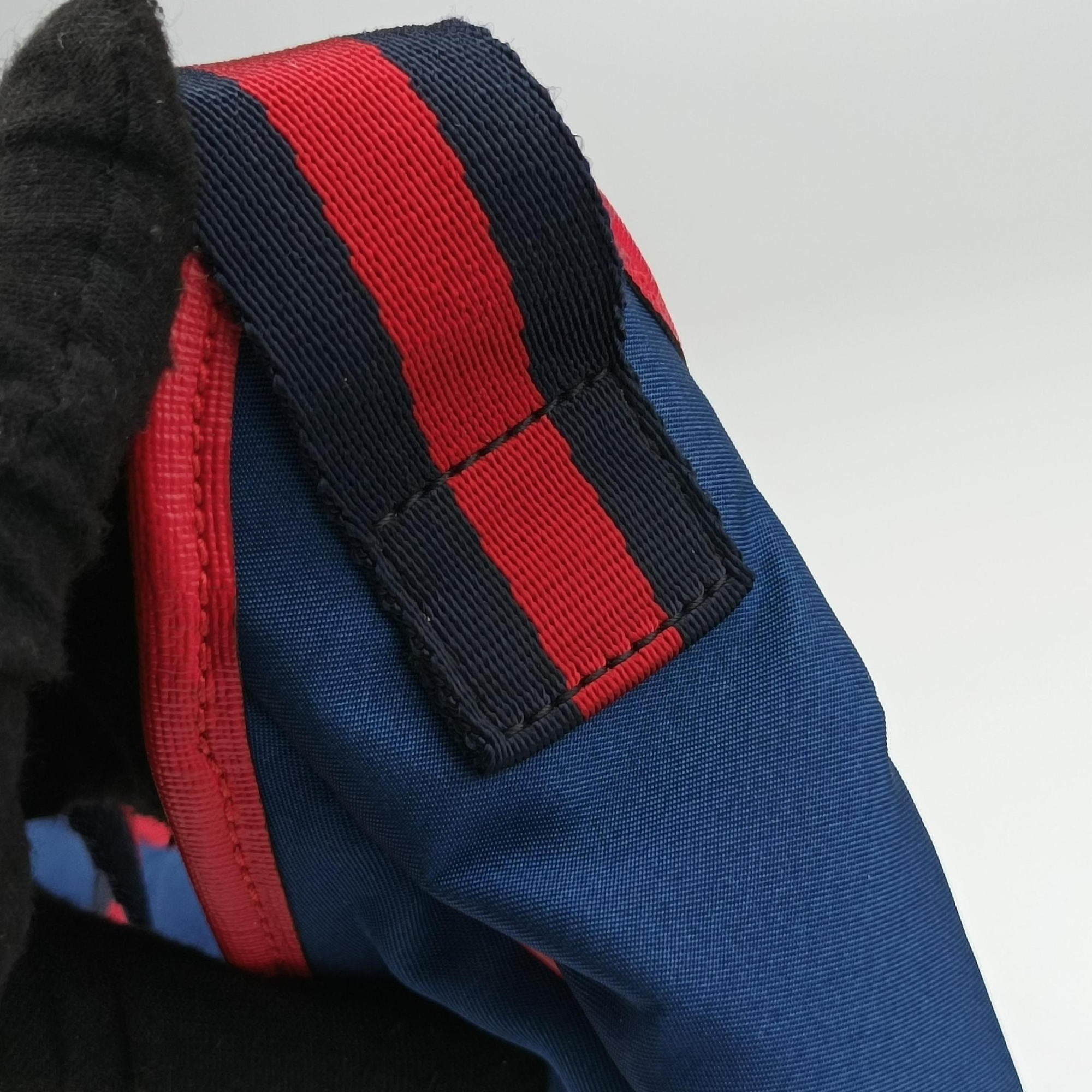 kids half moon bag Blue×Red nylon 611686 キッズ ハーフムーンバッグ ブルー×レッド ナイロン 611686 