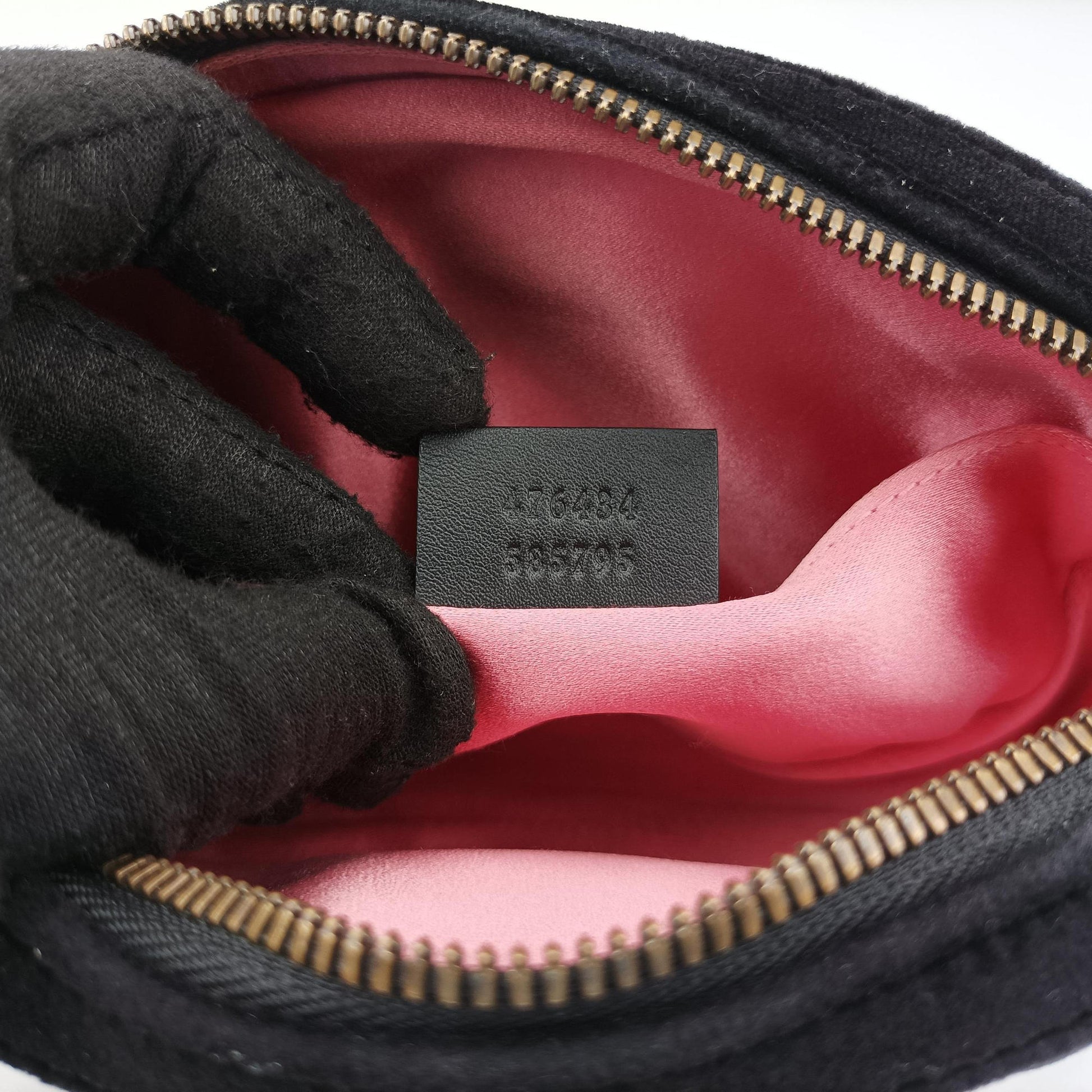 GG Marmont Black velour 476484 I024400266GGマーモント ブラック ベロア 476484 I024400266
