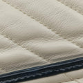 GG Marmont White×navy Leather 443497 H034766400GGマーモント ホワイト×ネイビー レザー 443497 H034766400