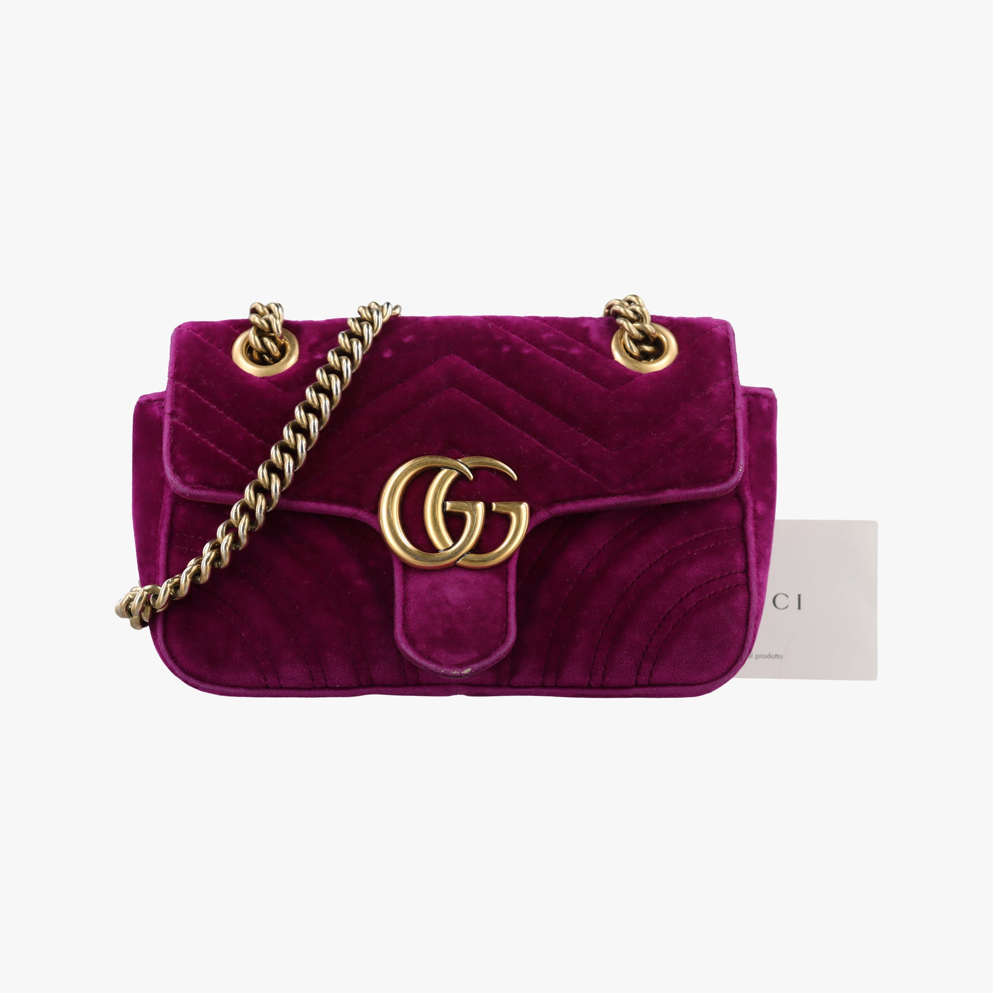GG Marmont Purple velour 446744 A024986059GGマーモント パープル ベロア 446744 A024986059