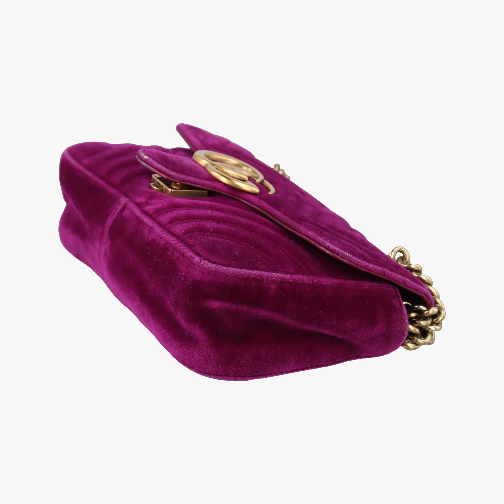 GG Marmont Purple velour 446744 A024986059GGマーモント パープル ベロア 446744 A024986059