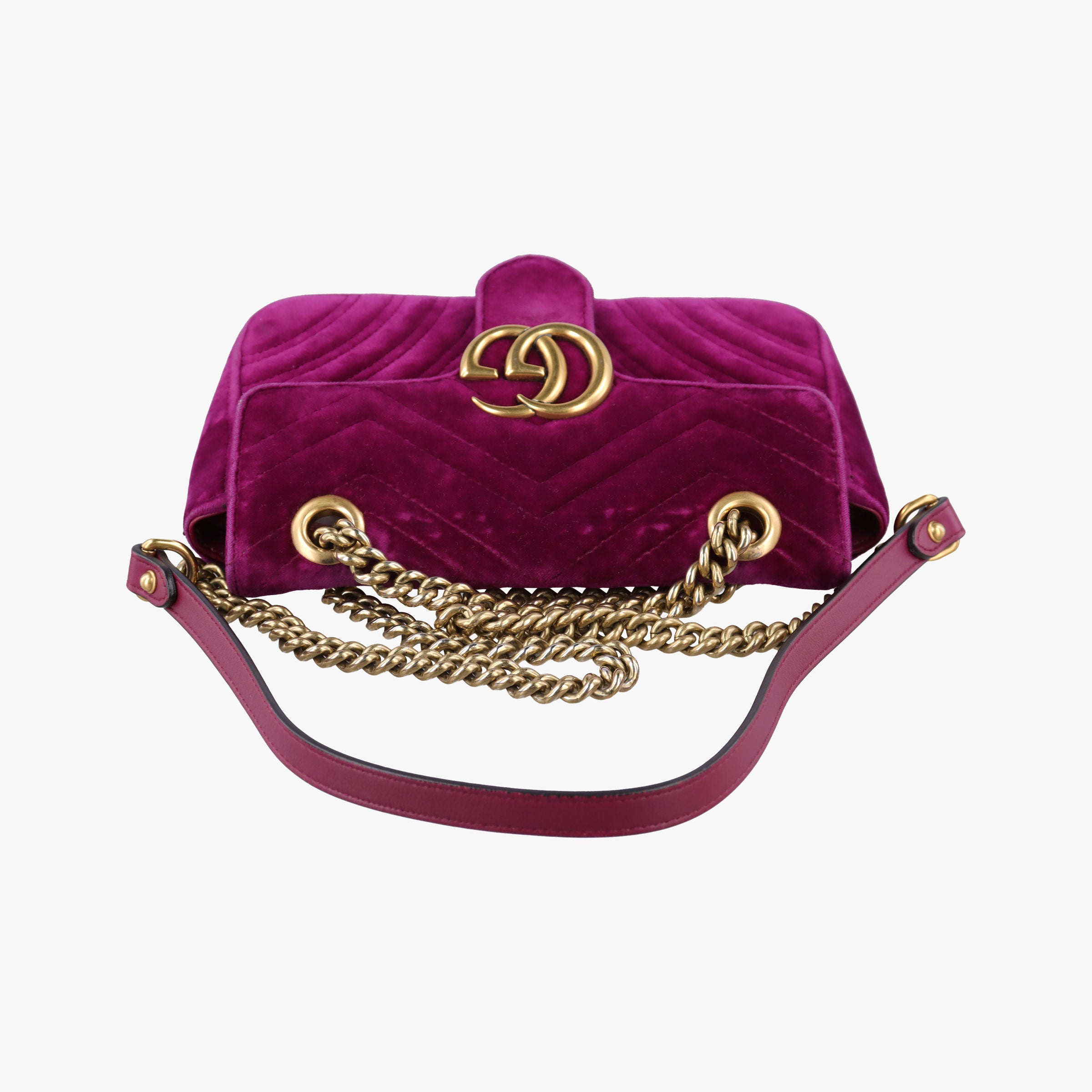 GG Marmont Purple velour 446744 A024986059GGマーモント パープル ベロア 446744 A024986059