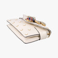 Broadway Pearl Bee White Leather 453778 E022493274ブロードウェイ パール ビー ホワイト レザー 453778 E022493274