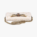 Broadway Pearl Bee White Leather 453778 E022493274ブロードウェイ パール ビー ホワイト レザー 453778 E022493274