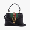 Sylvie Black Leather 470270 H022413199シルヴィ ブラック レザー 470270 H022413199