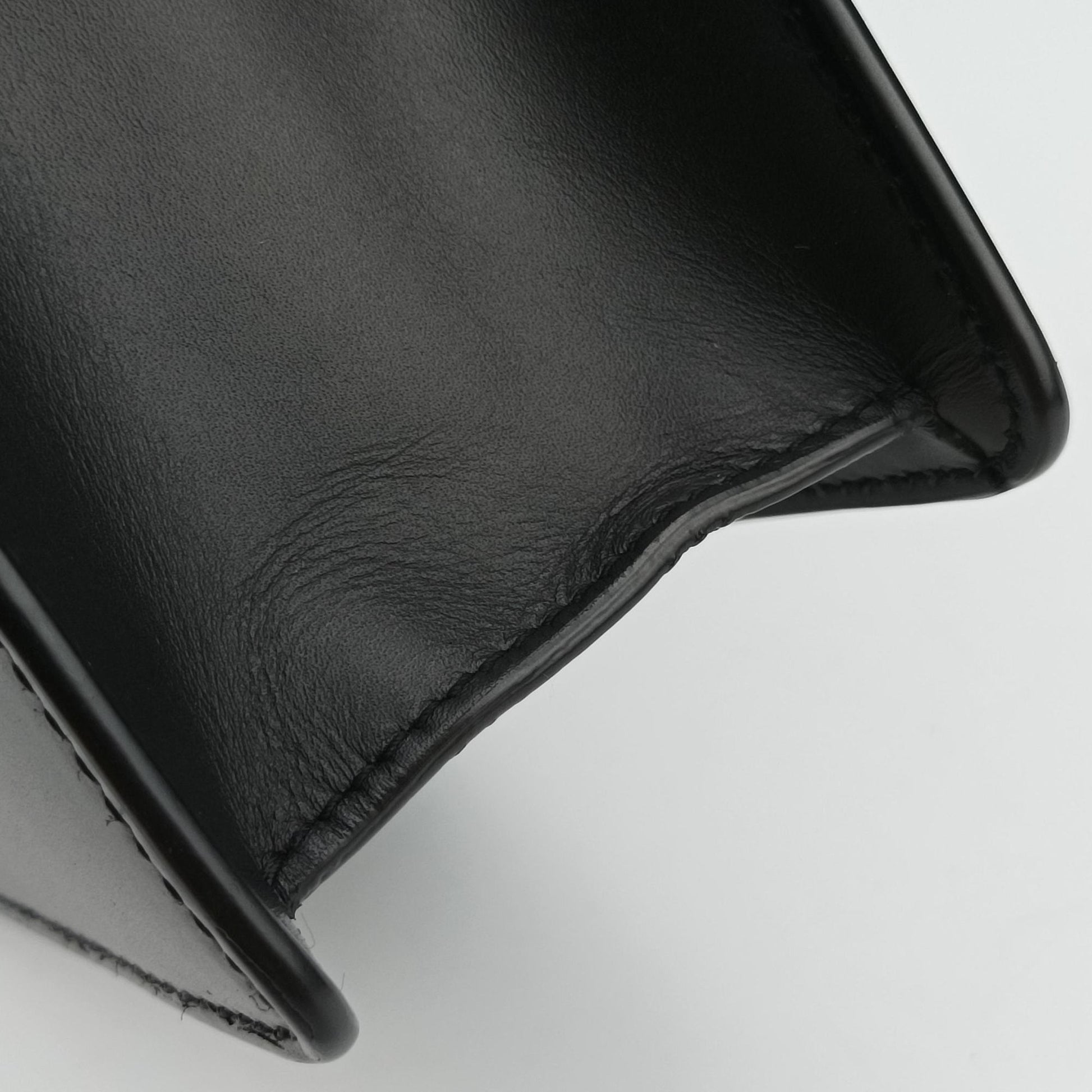 Sylvie Black Leather 470270 H022413199シルヴィ ブラック レザー 470270 H022413199