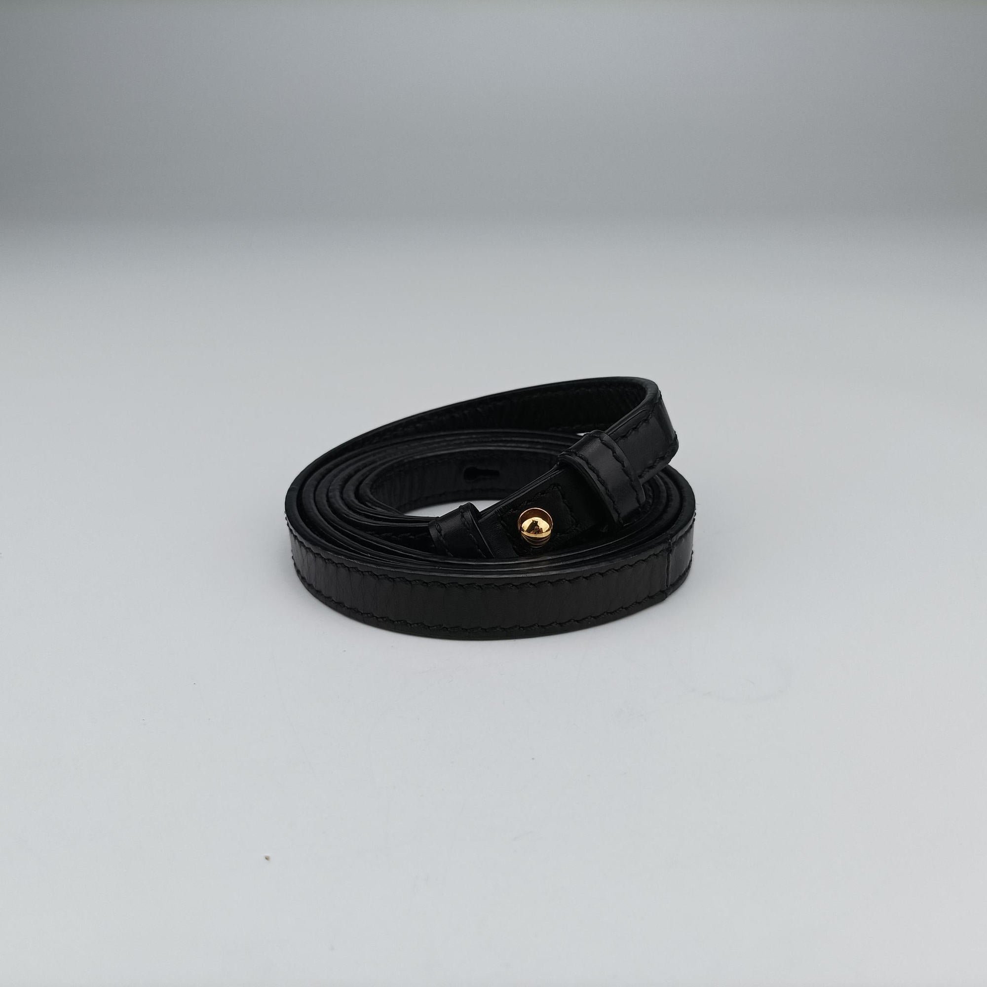 Sylvie Black Leather 470270 H022413199シルヴィ ブラック レザー 470270 H022413199