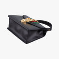 Sylvie Black Leather 470270 H022413199シルヴィ ブラック レザー 470270 H022413199