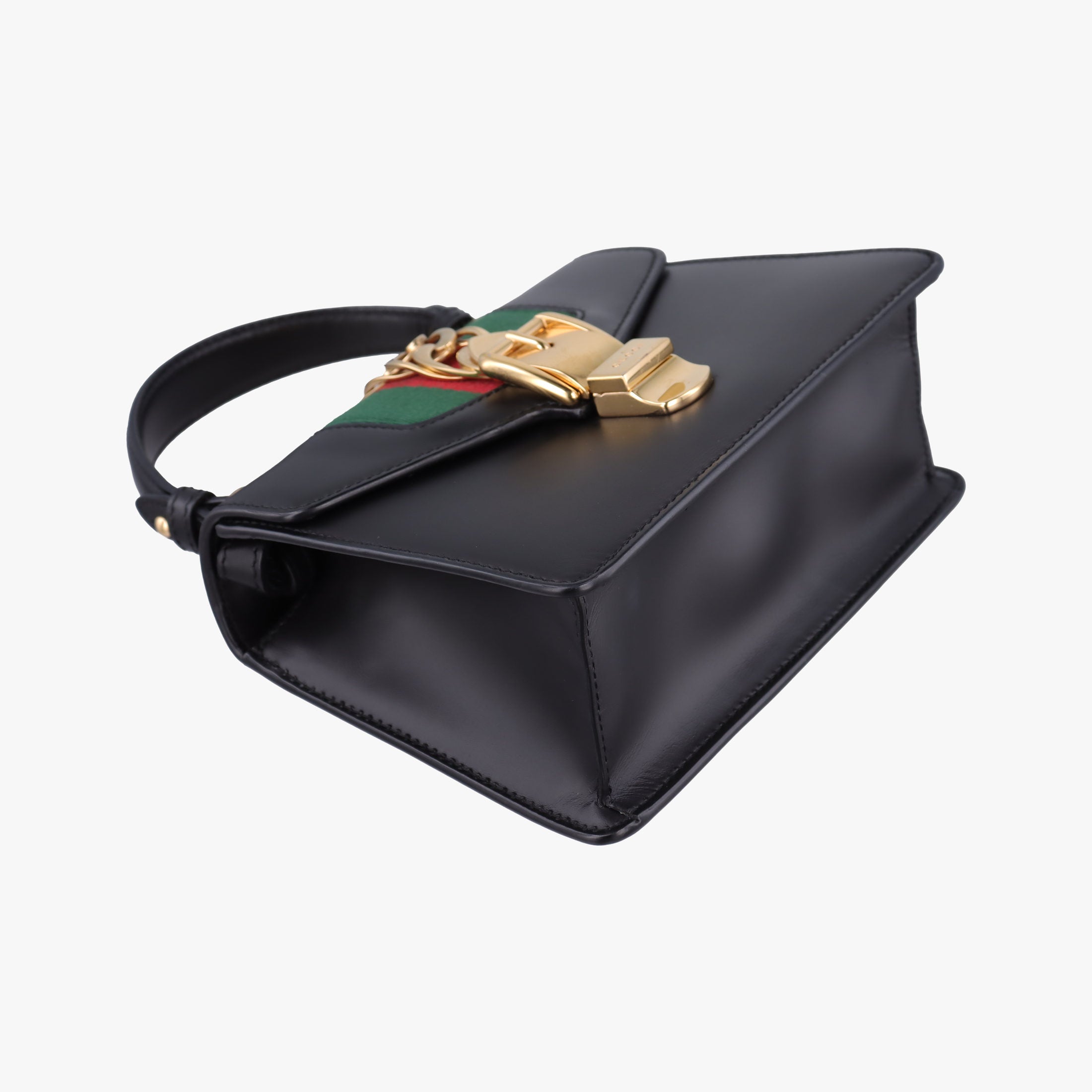 Sylvie Black Leather 470270 H022413199シルヴィ ブラック レザー 470270 H022413199