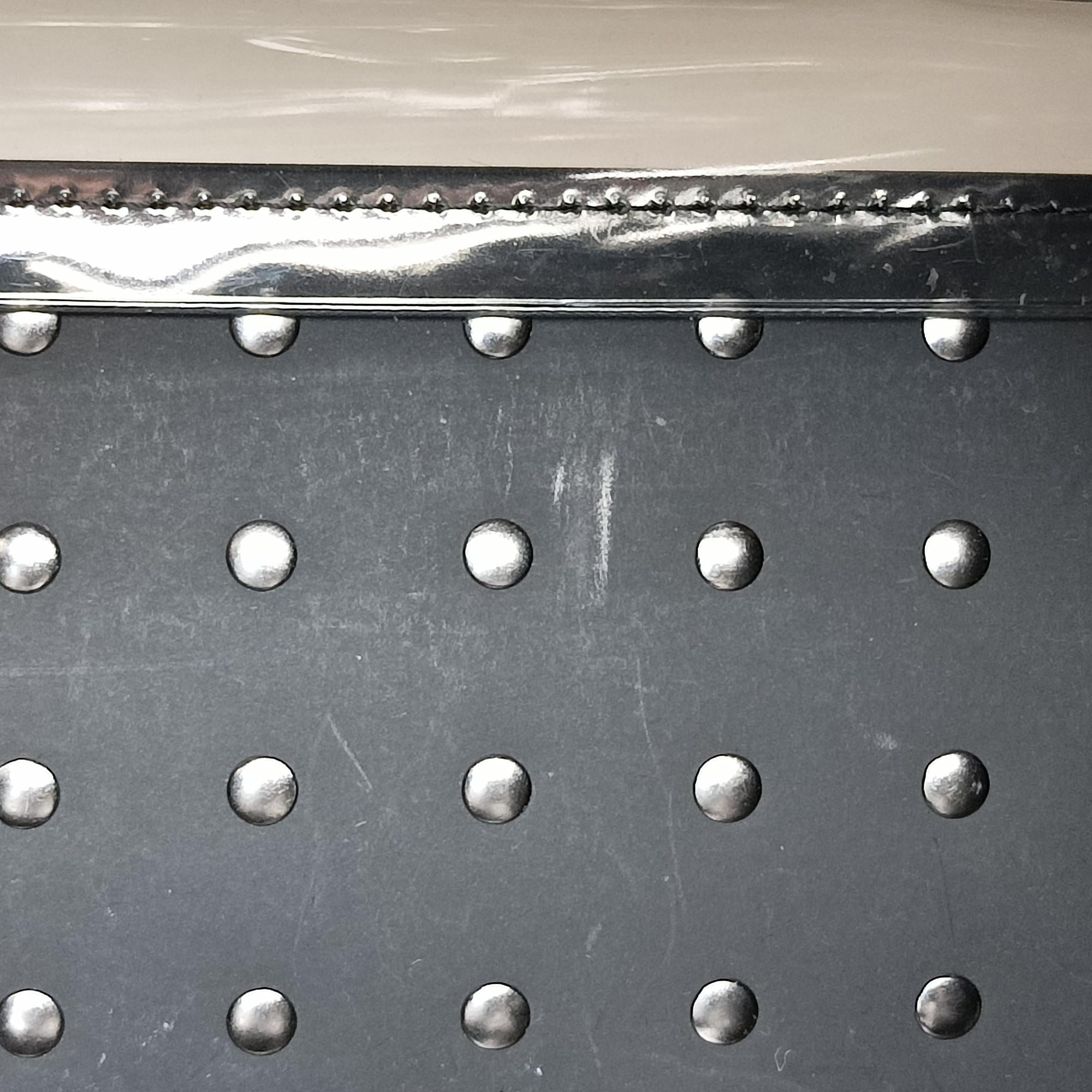 Tempete Gladiator Top Handle Clear × Silver × Black PVC (Vinyl) × Metal Panels ×Rubber Trim タンペート グラディエーター トップハンドル クリア×シルバー×ブラック PVC (ビニール) × メタルパネル × ラバートリム 