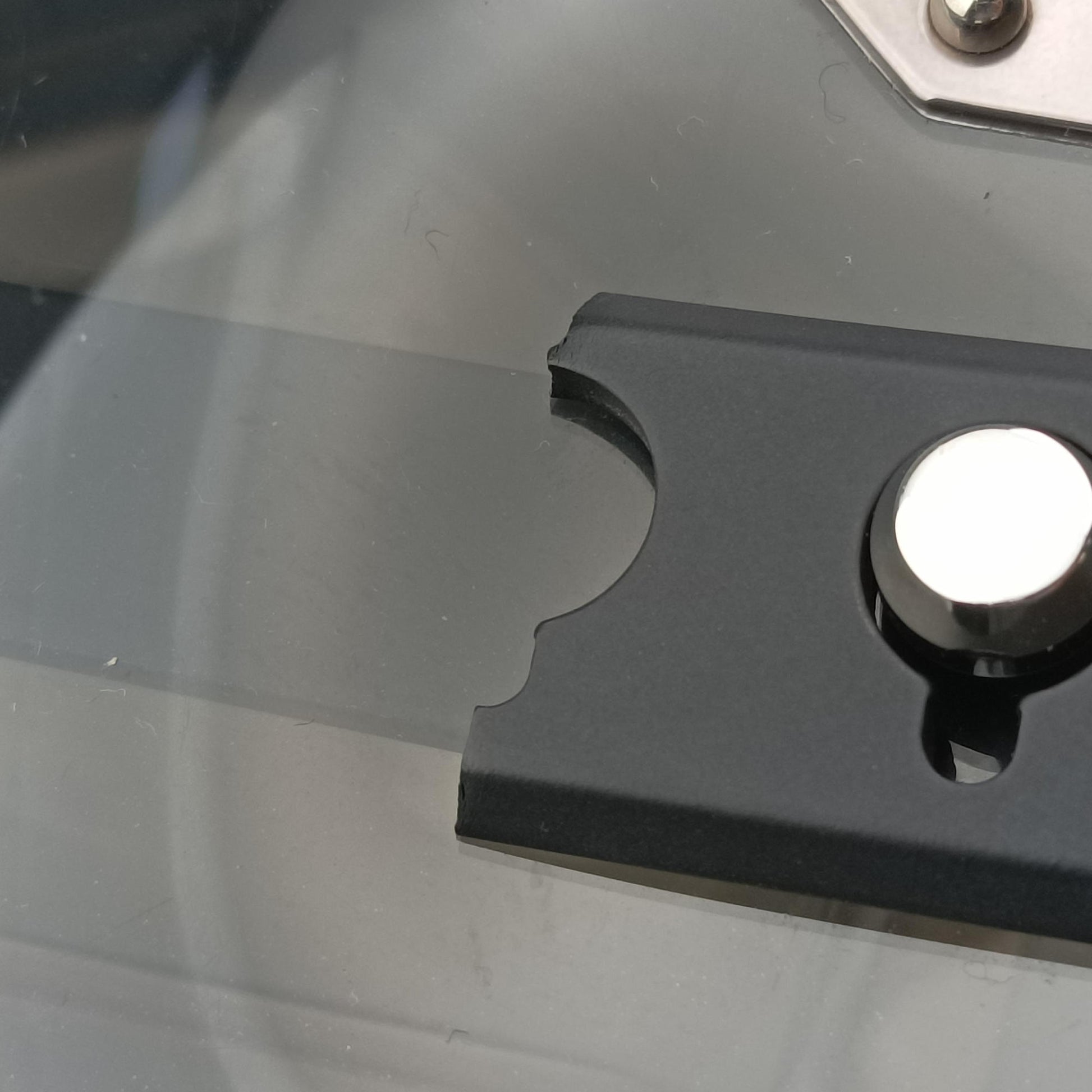 Tempete Gladiator Top Handle Clear × Silver × Black PVC (Vinyl) × Metal Panels ×Rubber Trim タンペート グラディエーター トップハンドル クリア×シルバー×ブラック PVC (ビニール) × メタルパネル × ラバートリム 