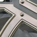 Tempete Gladiator Top Handle Clear × Silver × Black PVC (Vinyl) × Metal Panels ×Rubber Trim タンペート グラディエーター トップハンドル クリア×シルバー×ブラック PVC (ビニール) × メタルパネル × ラバートリム 