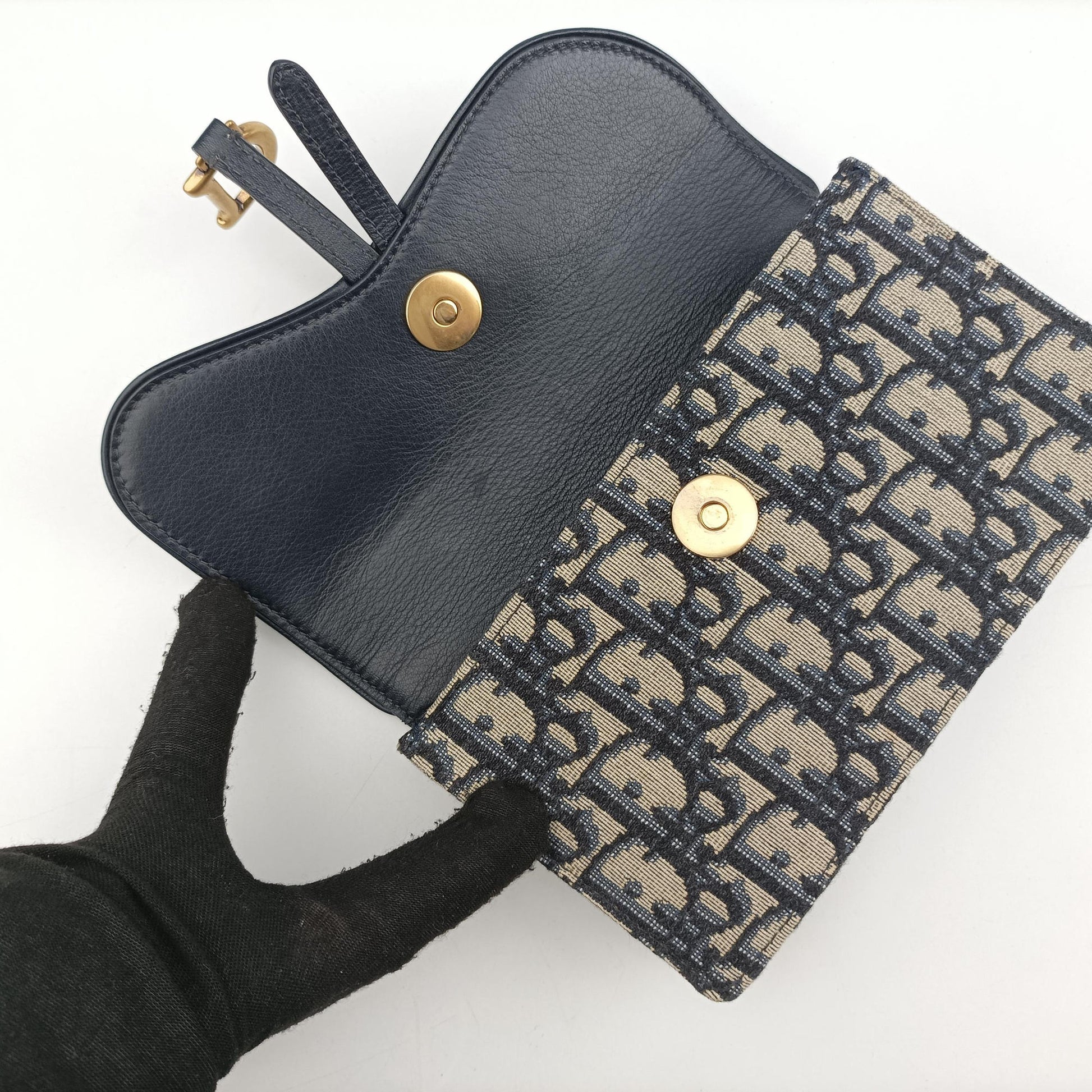 Saddle Navy×Gray jacquard 12-MA1210サドル ネイビー×グレー ジャガード 12-MA1210