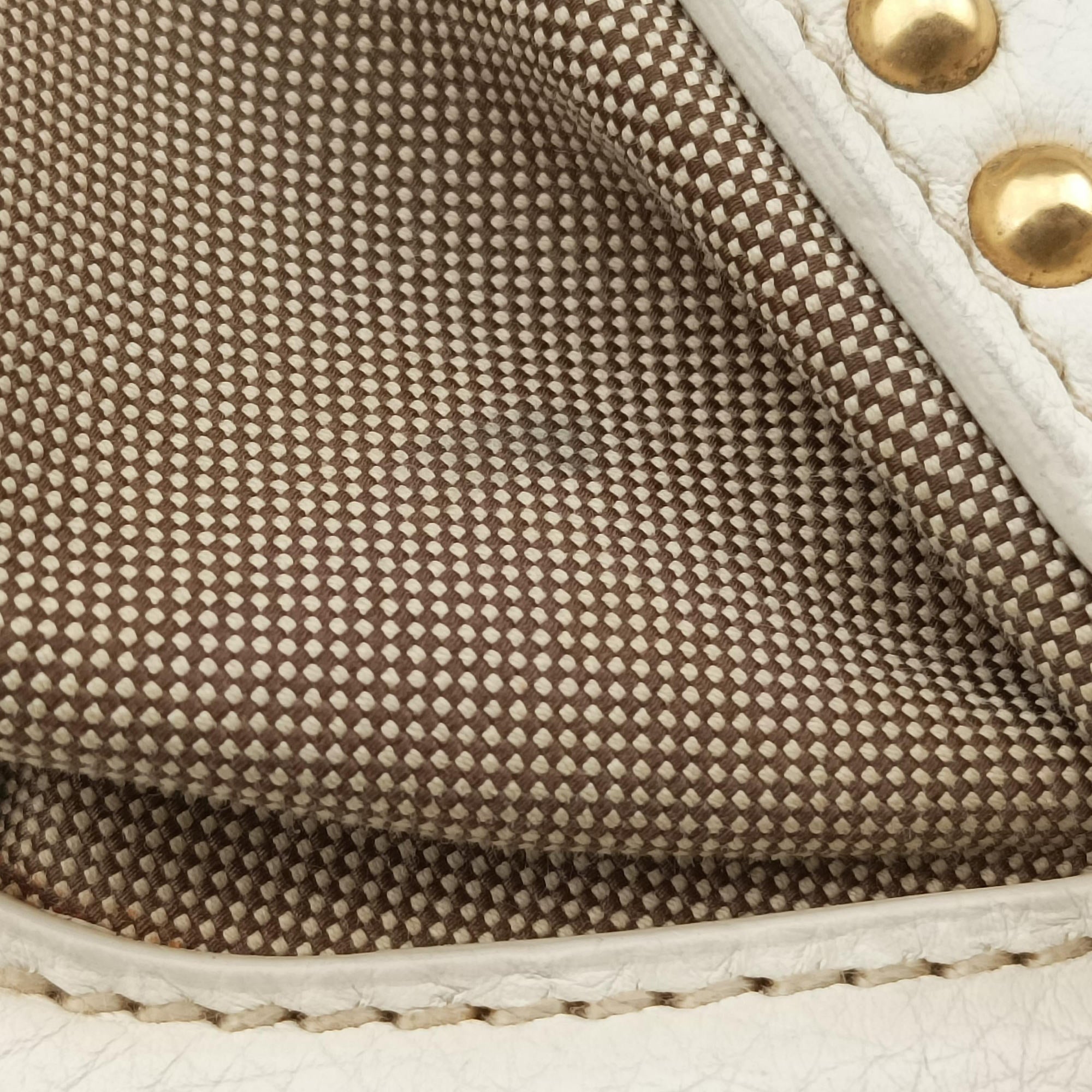 Logo Jacquard Studded Frame Corda × Talco Jacquard Canvas × Vitello Leather 25ロゴジャガード スタッズ フレーム コルダ×タルコ ジャガードキャンバス × ヴィッテロレザー 25