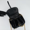 Fringe Charms Black Leather×velour IBL002 180/Iフリンジチャーム ブラック レザー×ベロア IBL002 180/I