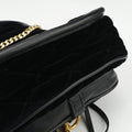 Fringe Charms Black Leather×velour IBL002 180/Iフリンジチャーム ブラック レザー×ベロア IBL002 180/I