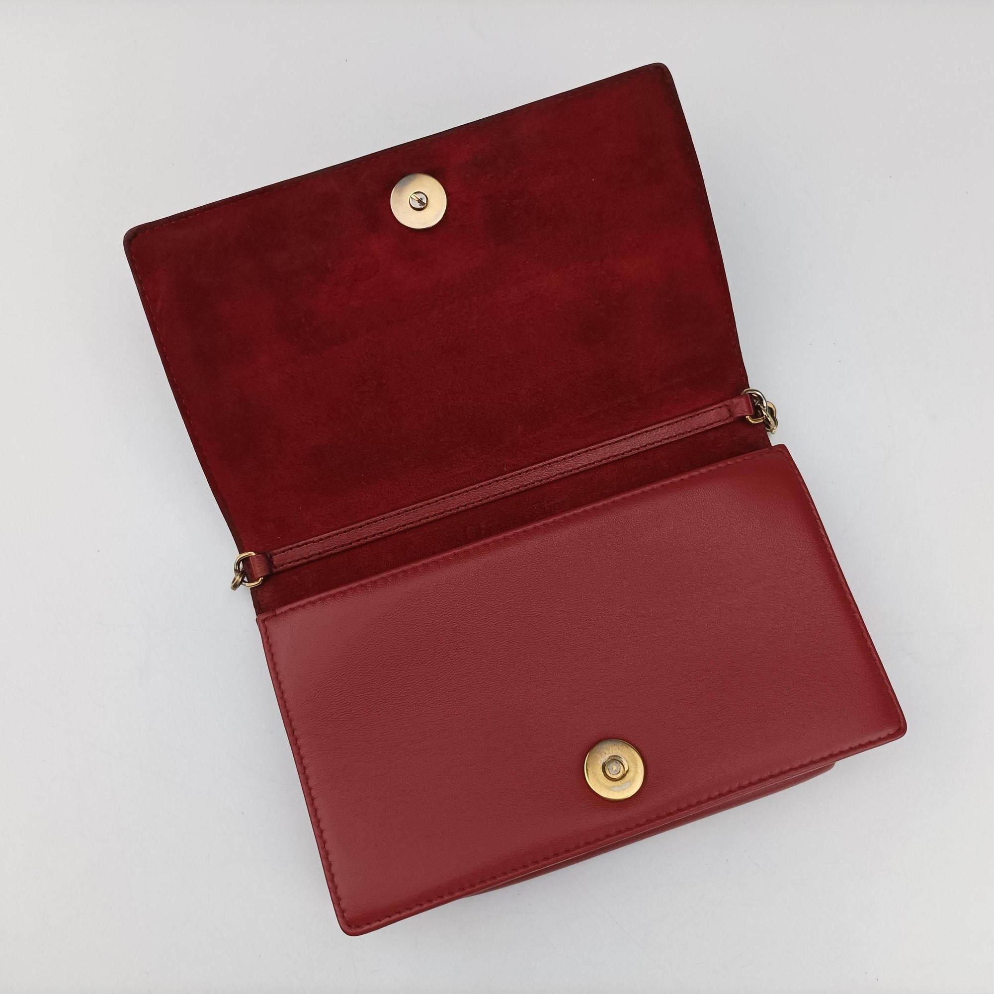 Diorama Red lambskin 08-BO-1127ディオラマ レッド ラムスキン 08-BO-1127