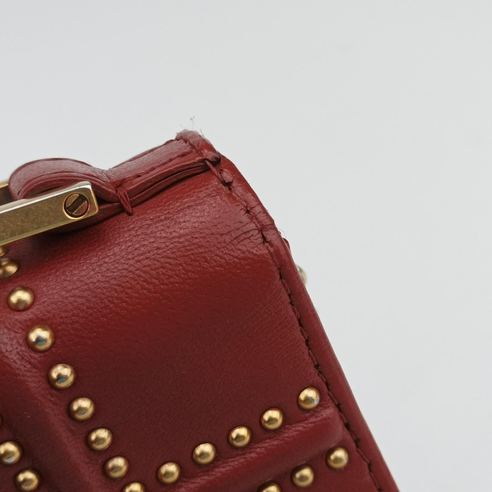 Diorama Red lambskin 08-BO-1127ディオラマ レッド ラムスキン 08-BO-1127
