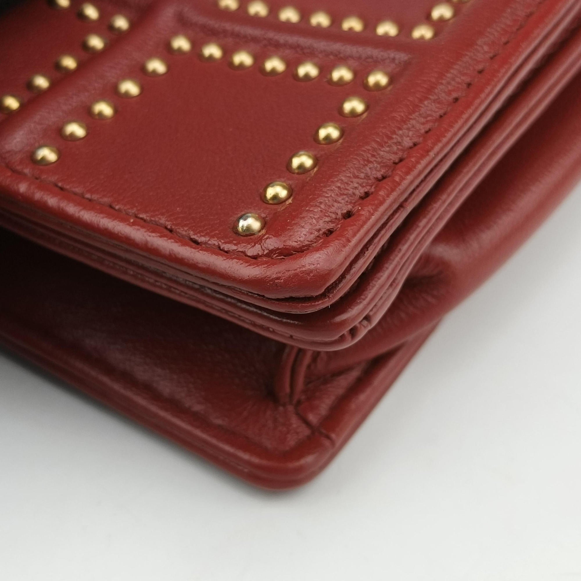 Diorama Red lambskin 08-BO-1127ディオラマ レッド ラムスキン 08-BO-1127