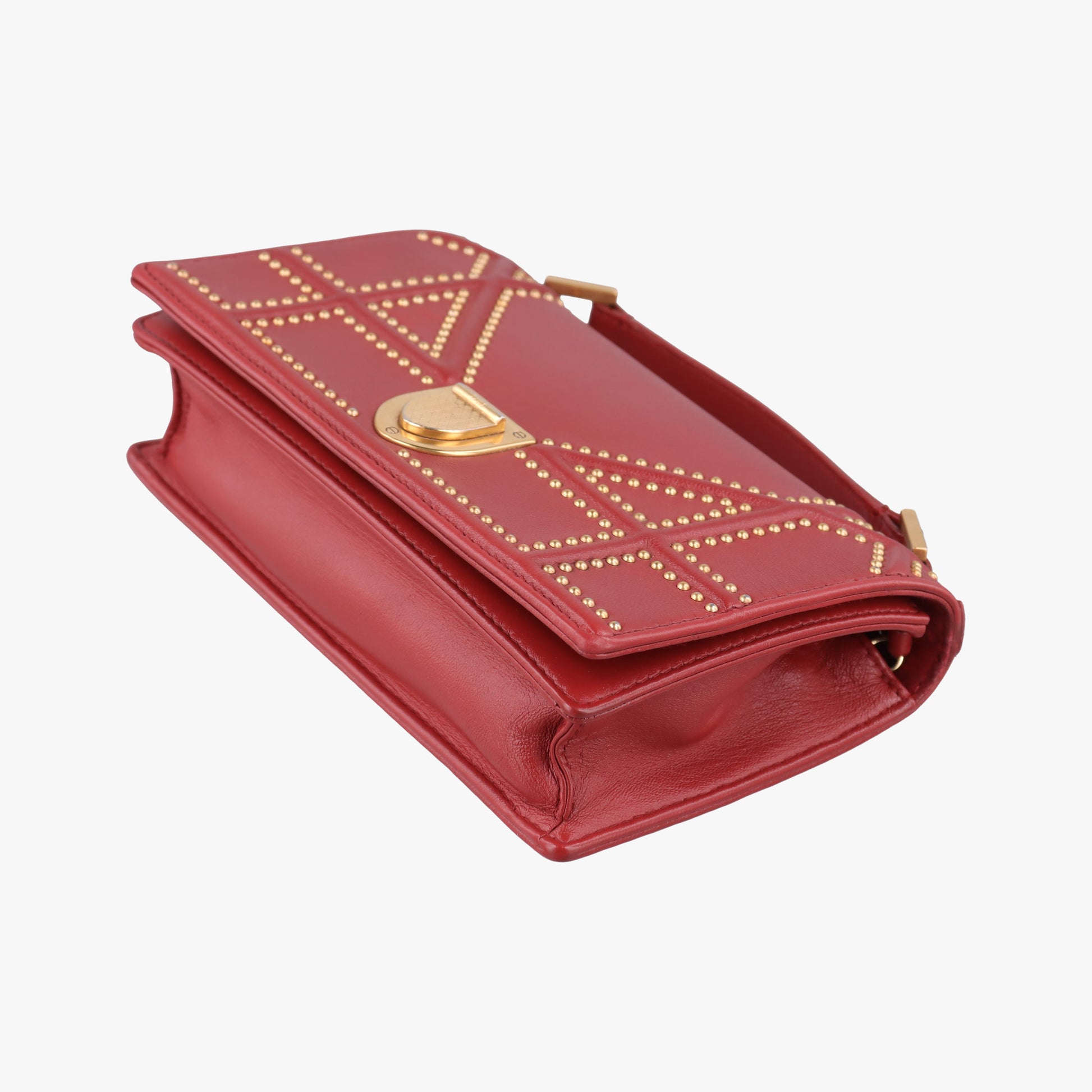 Diorama Red lambskin 08-BO-1127ディオラマ レッド ラムスキン 08-BO-1127