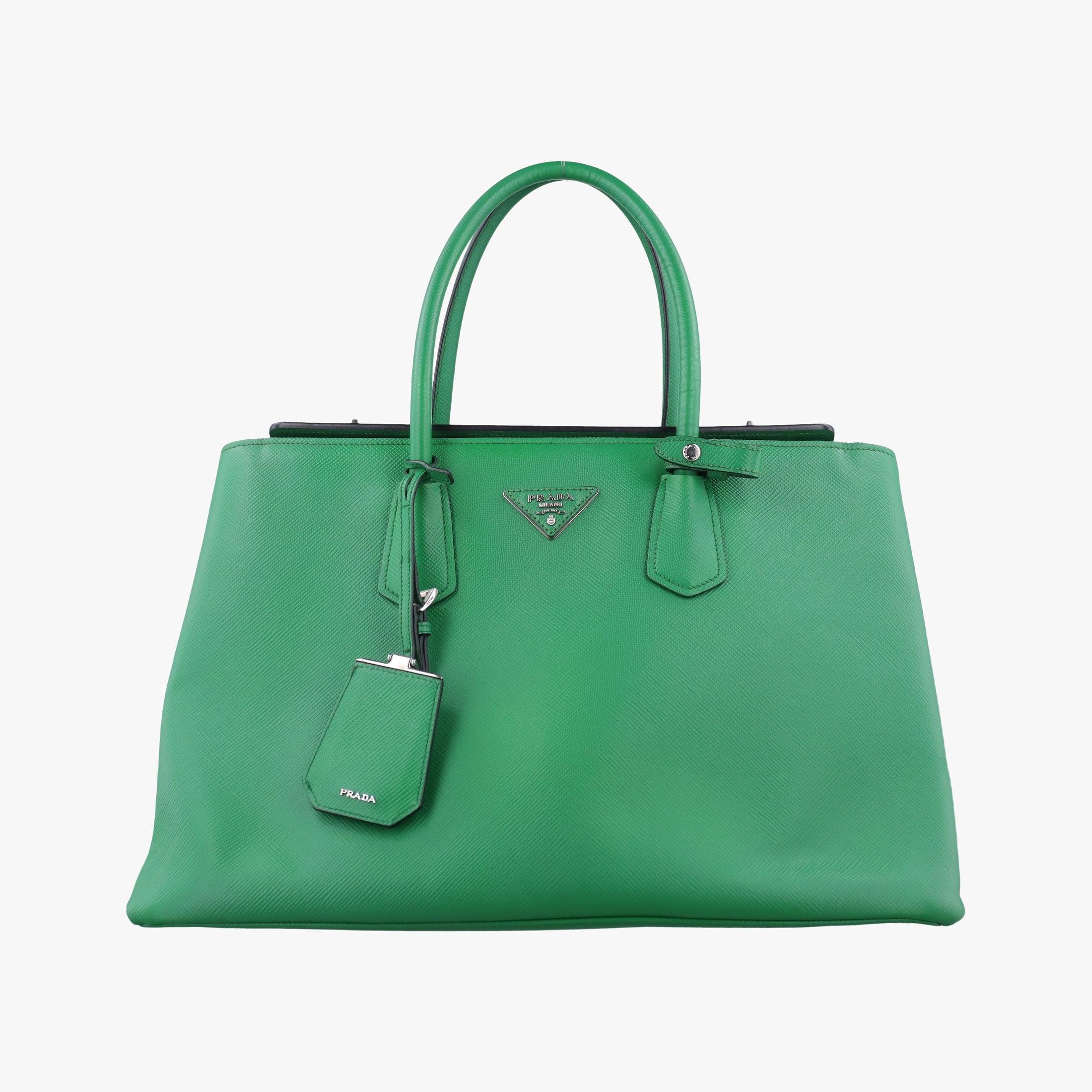 Double Cuir Green SAFFIANO Leather B2756T 14/Dダブル キュイール グリーン サフィアーノレザー B2756T 14/D