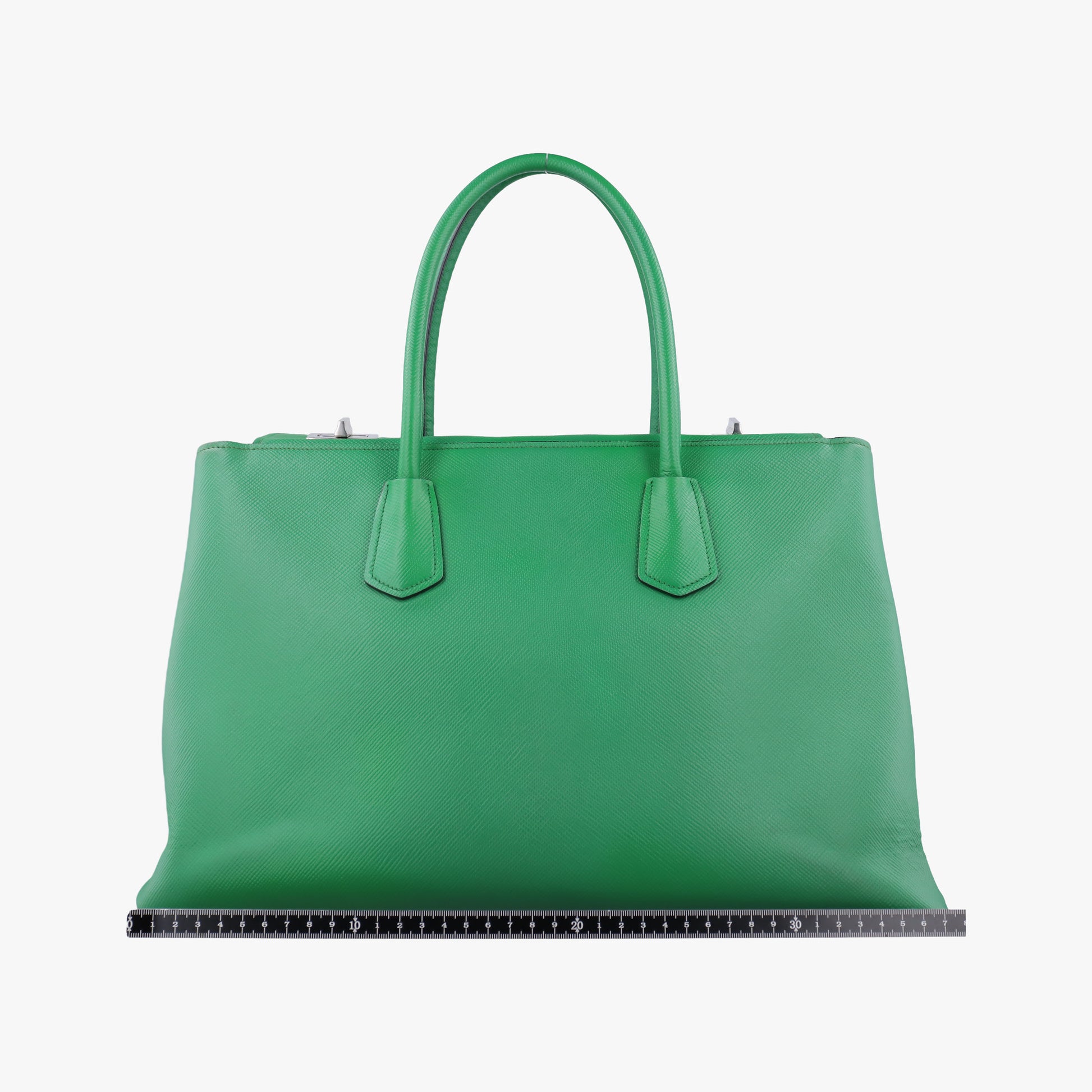 Double Cuir Green SAFFIANO Leather B2756T 14/Dダブル キュイール グリーン サフィアーノレザー B2756T 14/D