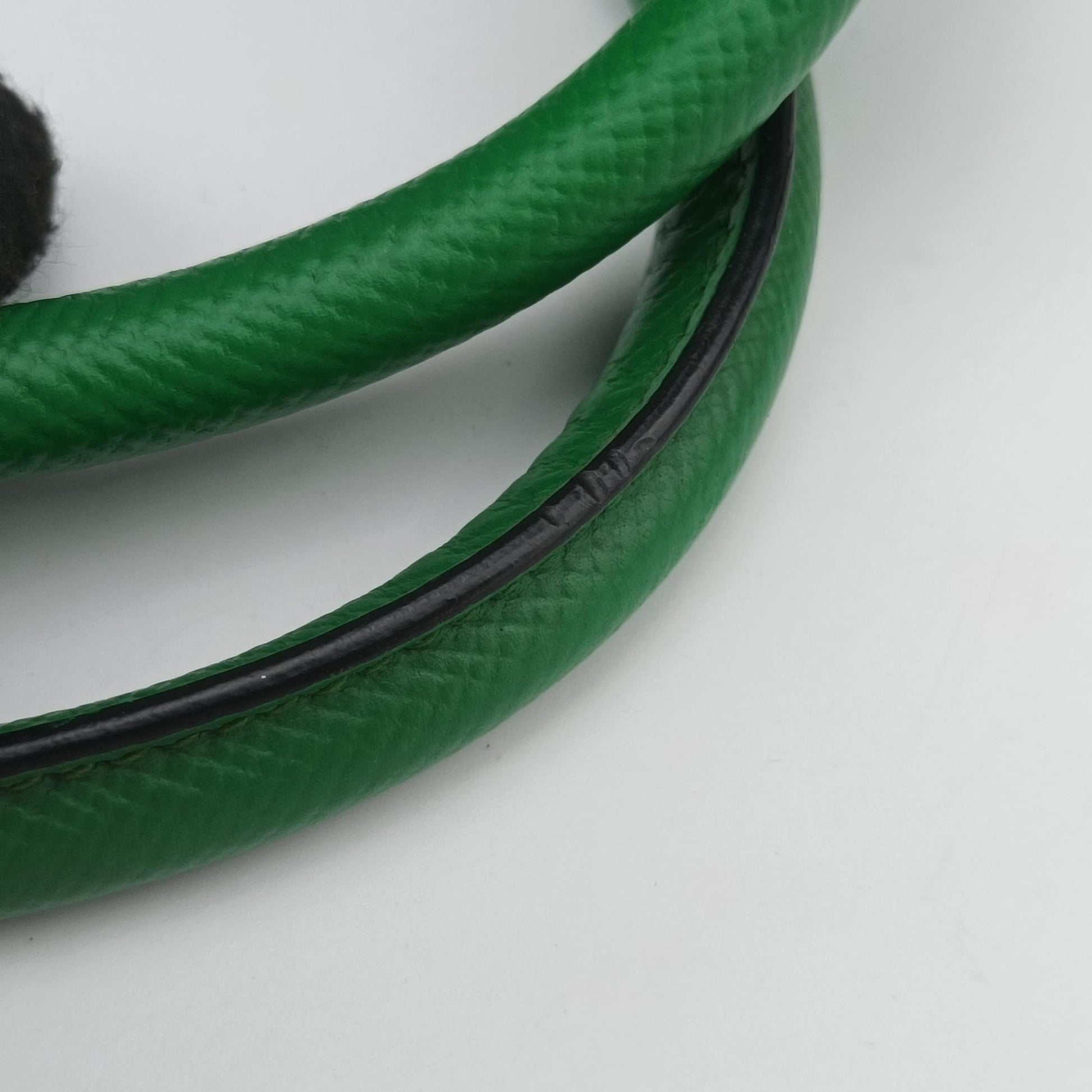 Double Cuir Green SAFFIANO Leather B2756T 14/Dダブル キュイール グリーン サフィアーノレザー B2756T 14/D