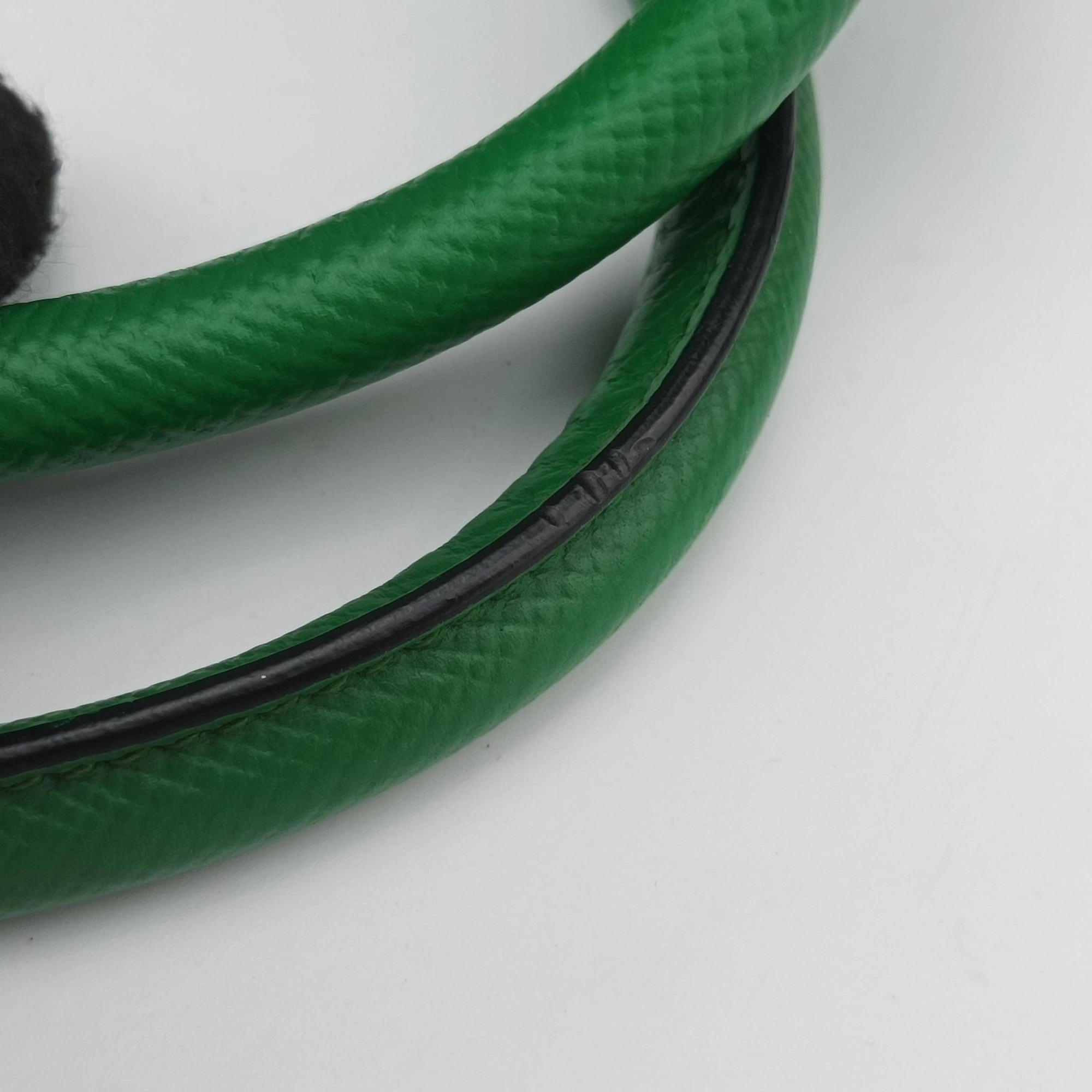 Double Cuir Green SAFFIANO Leather B2756T 14/Dダブル キュイール グリーン サフィアーノレザー B2756T 14/D