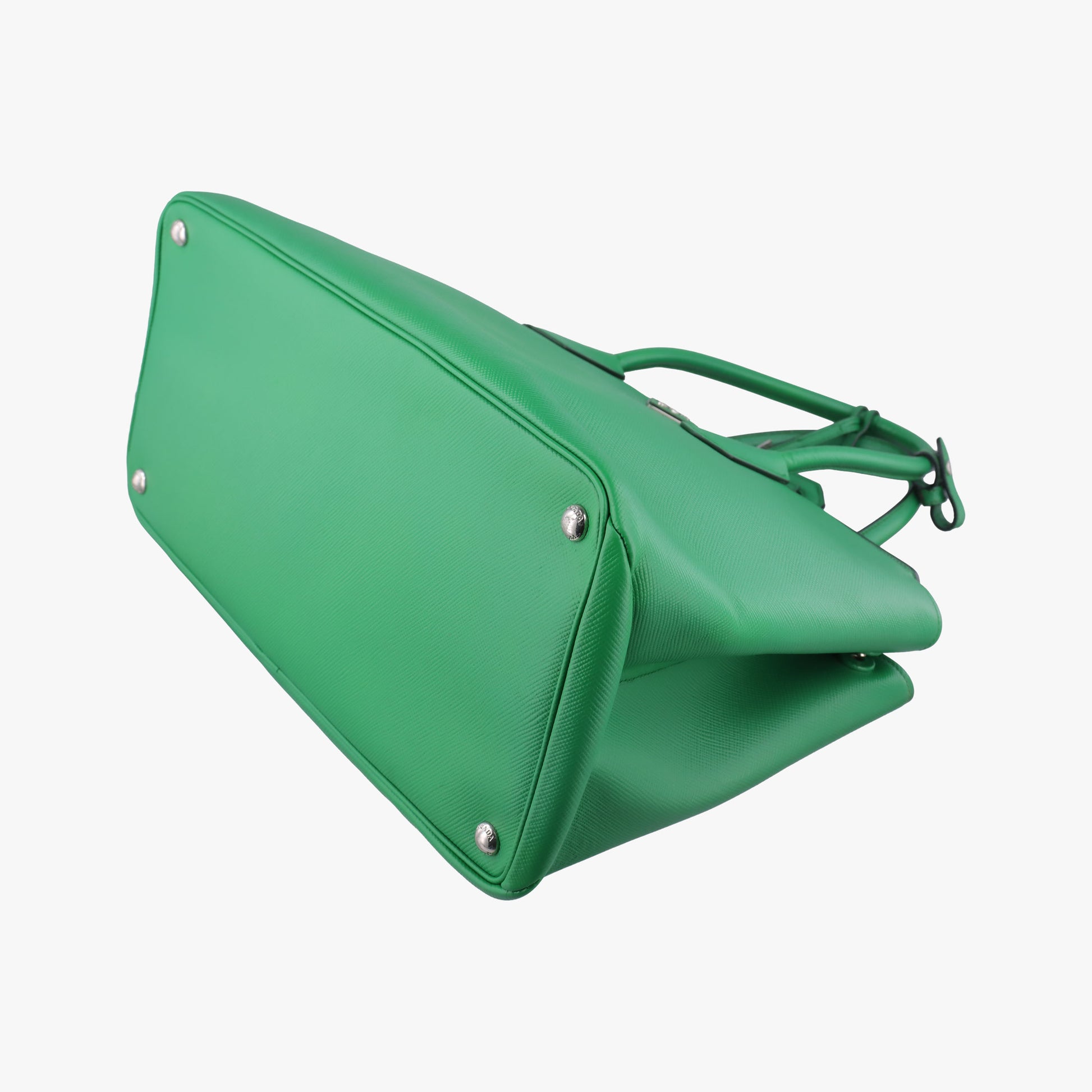 Double Cuir Green SAFFIANO Leather B2756T 14/Dダブル キュイール グリーン サフィアーノレザー B2756T 14/D