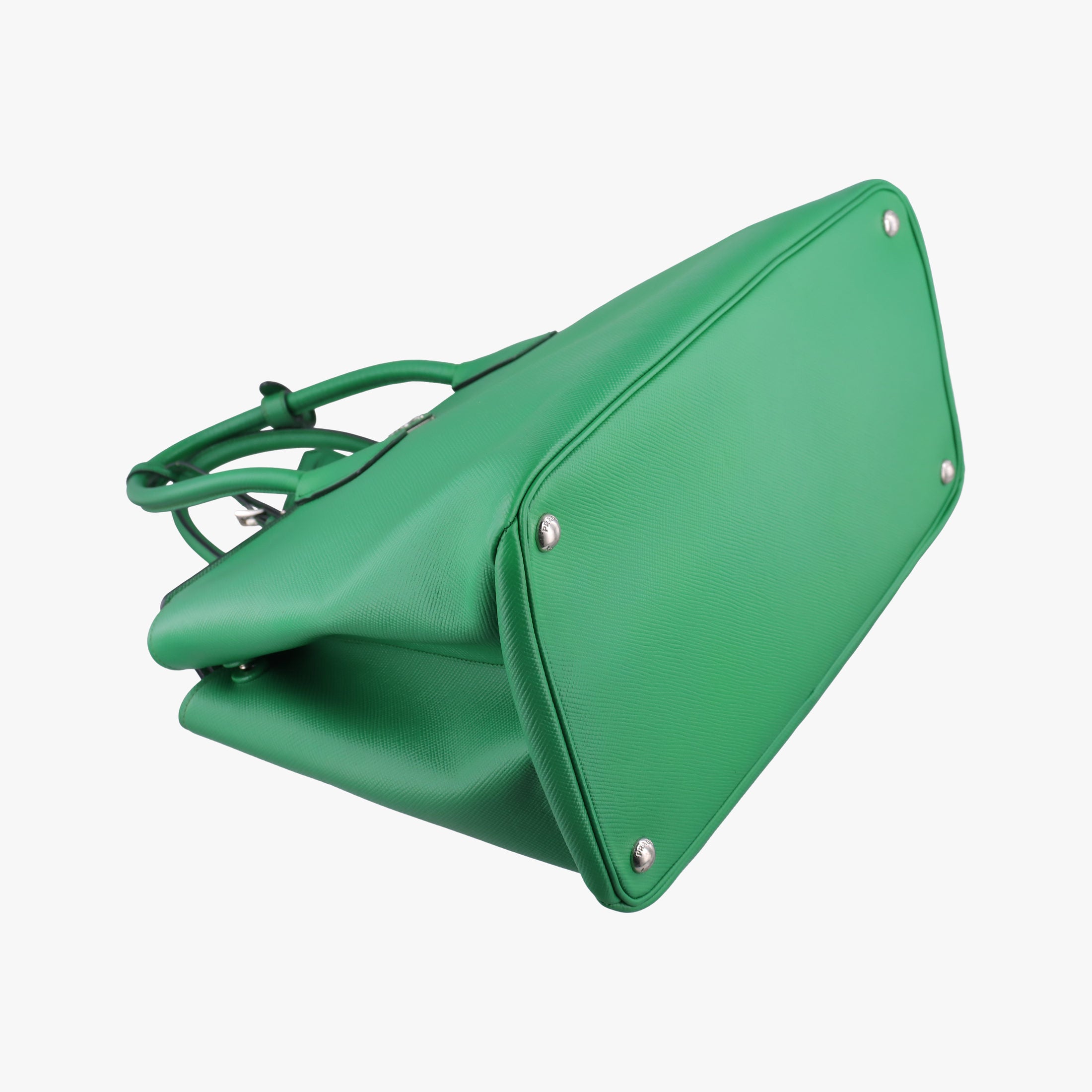 Double Cuir Green SAFFIANO Leather B2756T 14/Dダブル キュイール グリーン サフィアーノレザー B2756T 14/D