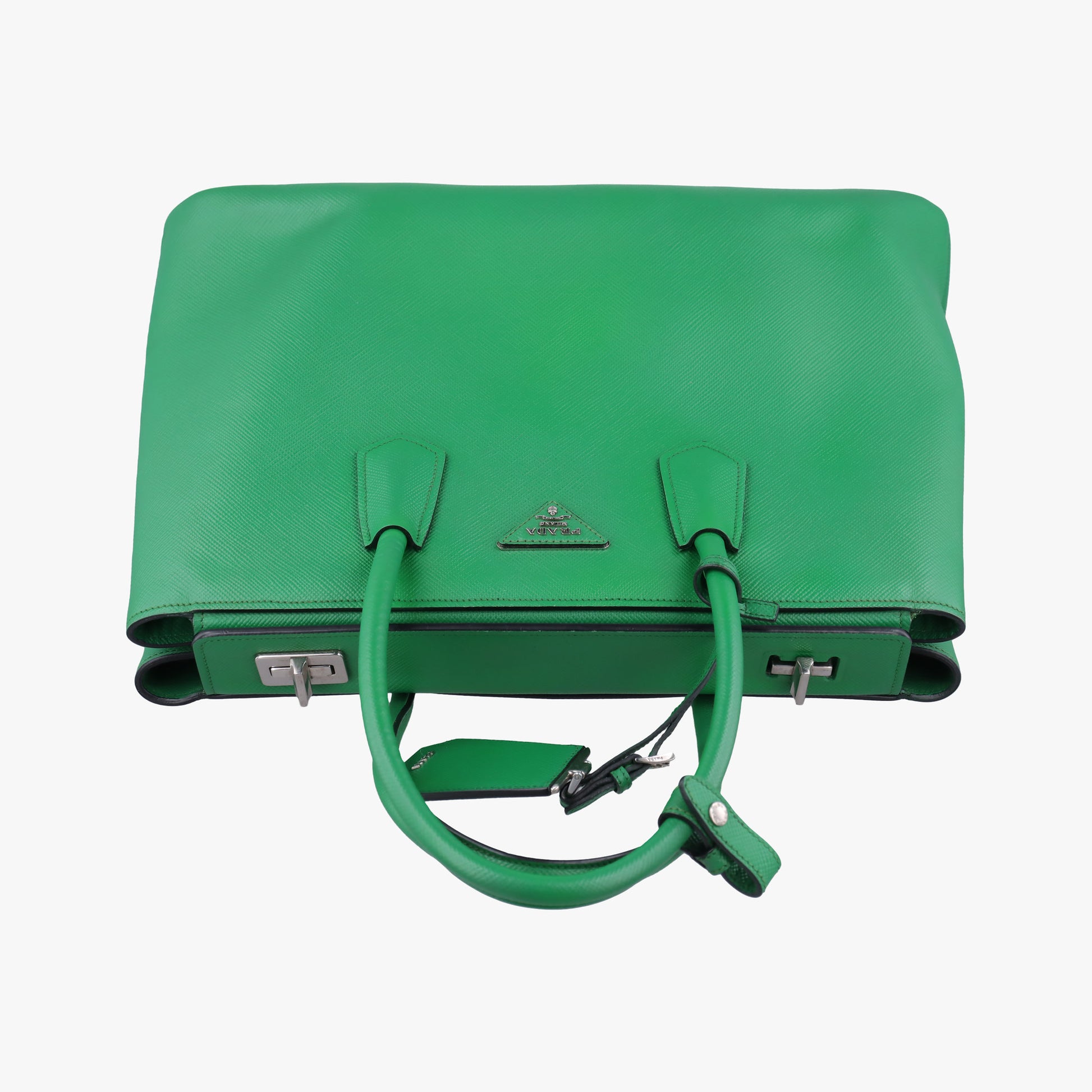 Double Cuir Green SAFFIANO Leather B2756T 14/Dダブル キュイール グリーン サフィアーノレザー B2756T 14/D