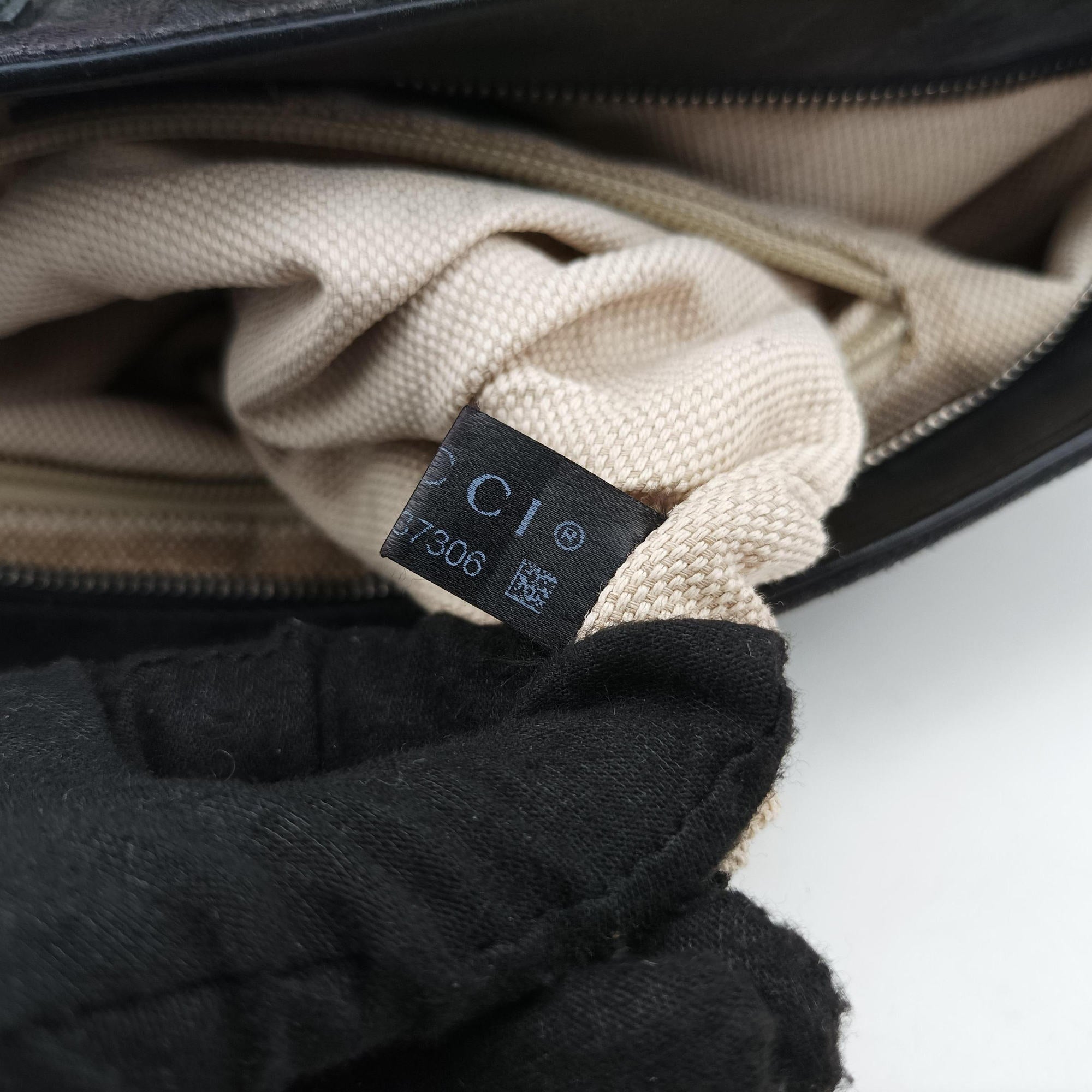 GG Canvas Black Leather×Canvas 308930 F016737306GGキャンバス ブラック レザー×キャンバス 308930 F016737306