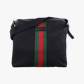 Sherry Line Black×Red×Green canvas 387111 Lot number unknownシェリーライン ブラック×レッド×グリーン キャンバス 387111 製番不明
