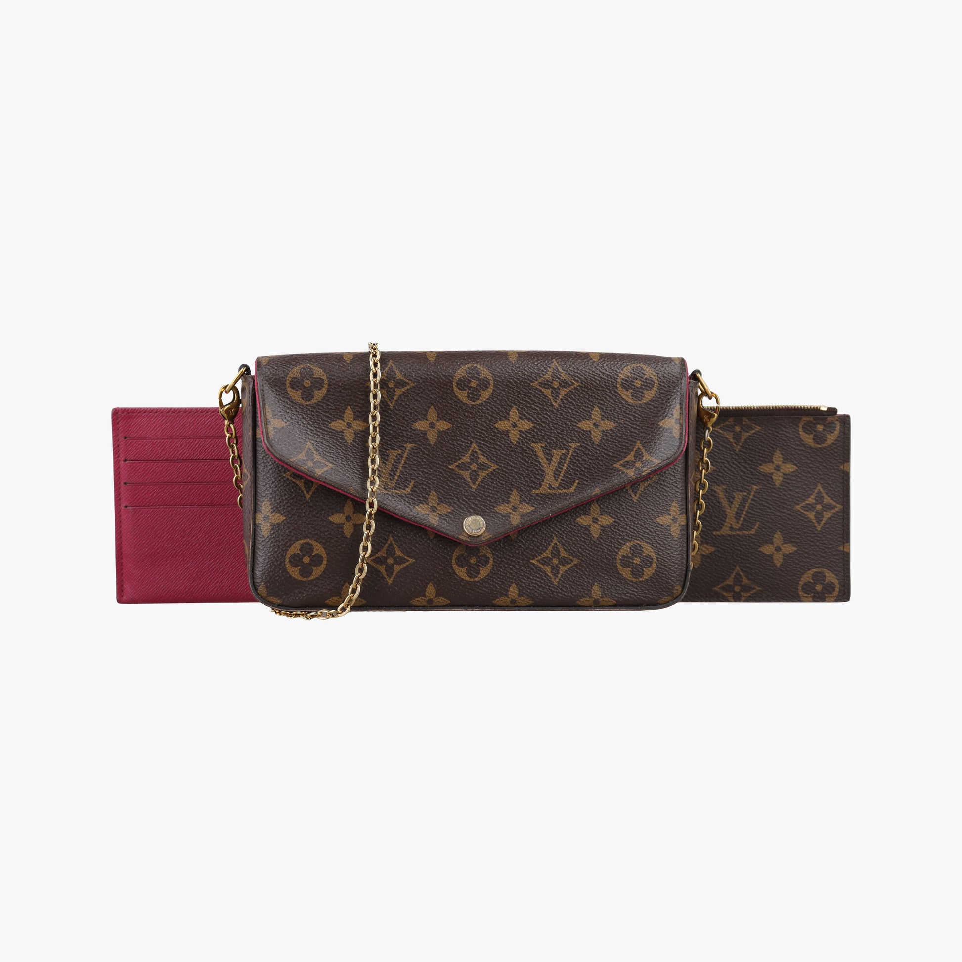 Pochette Felicie Brown Monogram Canvas M61276 TJ2158ポシェット フェリシー モノグラム/ブラウン モノグラムキャンバス M61276 TJ2158