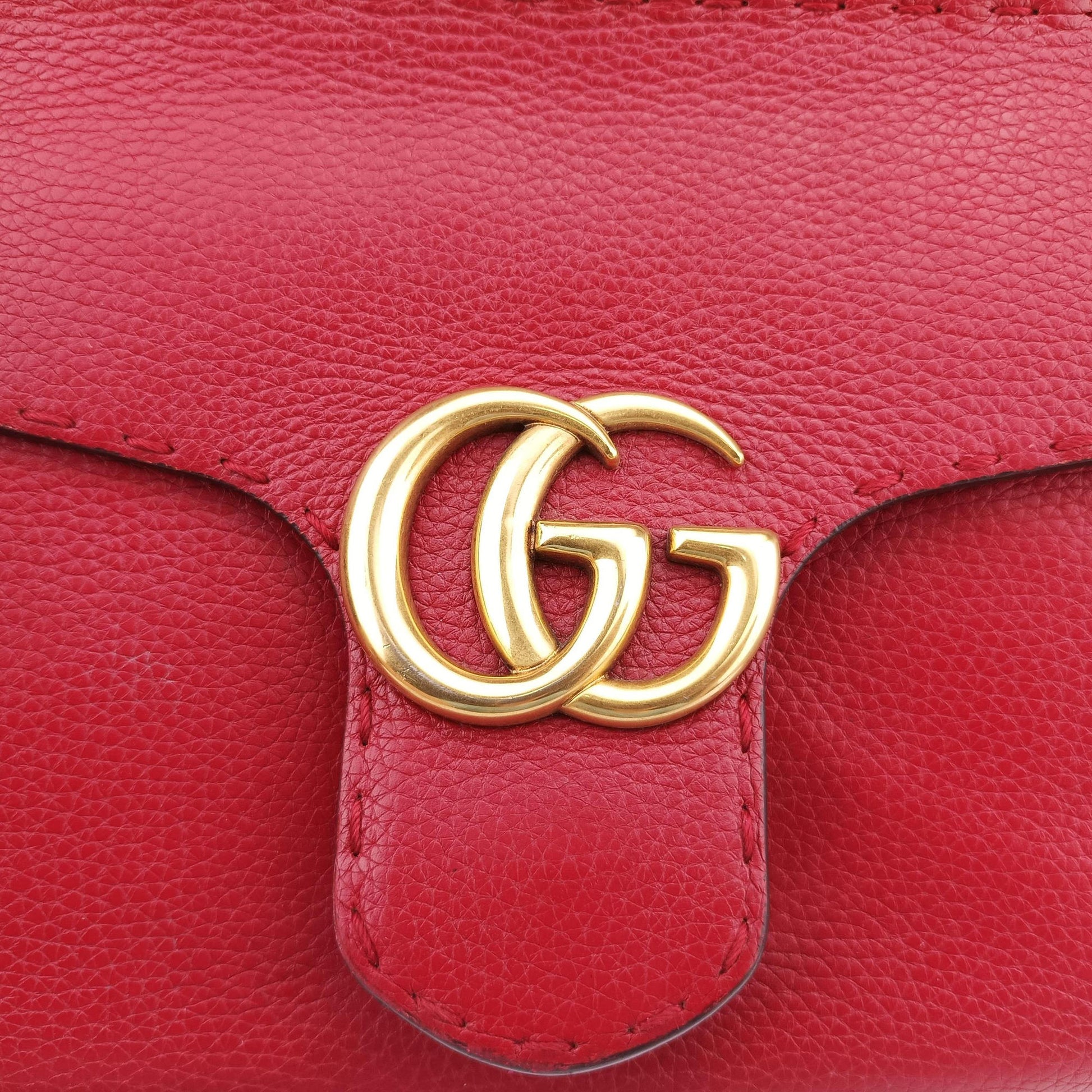 GG Marmont Red Leather 442622 I021813698GGマーモント レッド レザー 442622 I021813698
