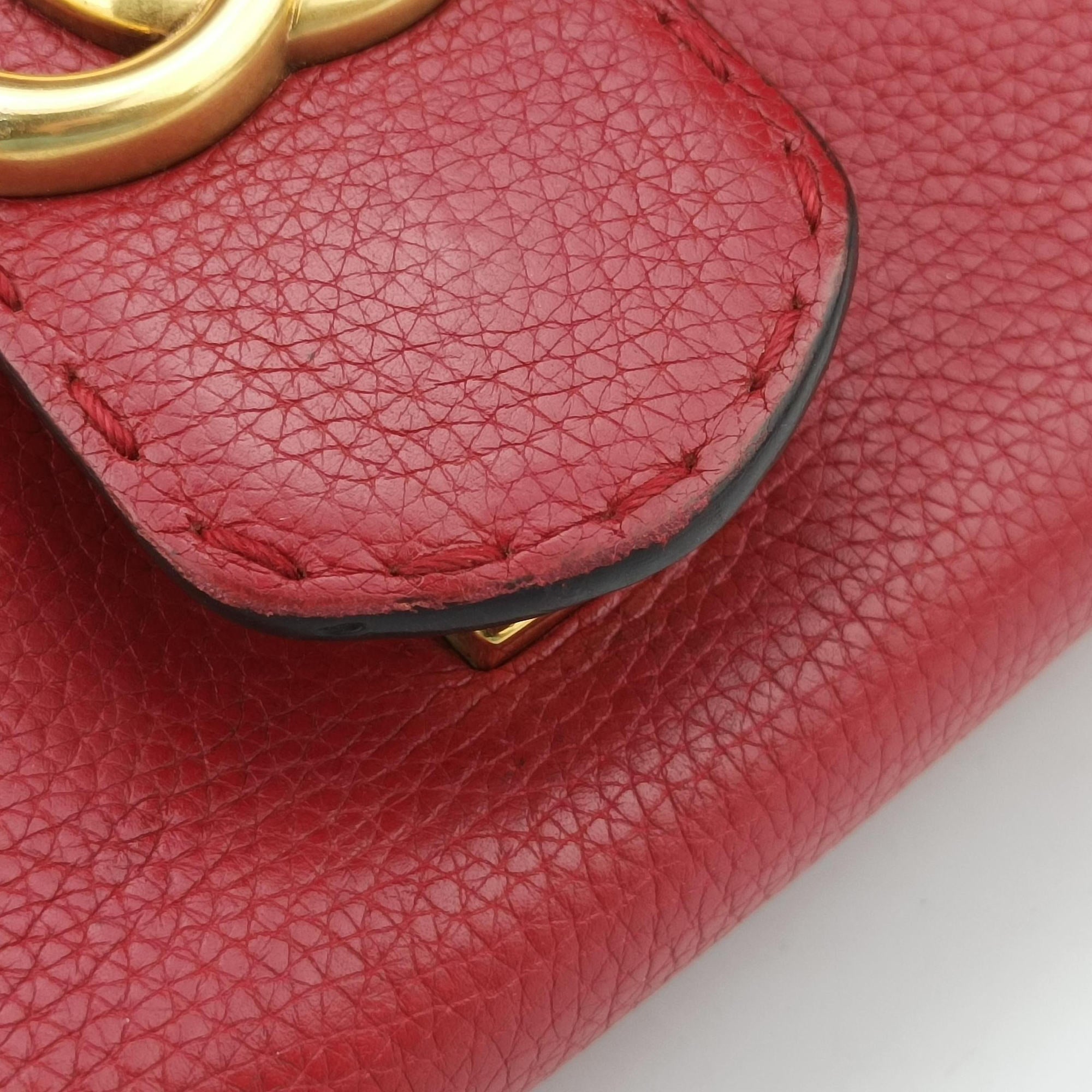 GG Marmont Red Leather 442622 I021813698GGマーモント レッド レザー 442622 I021813698