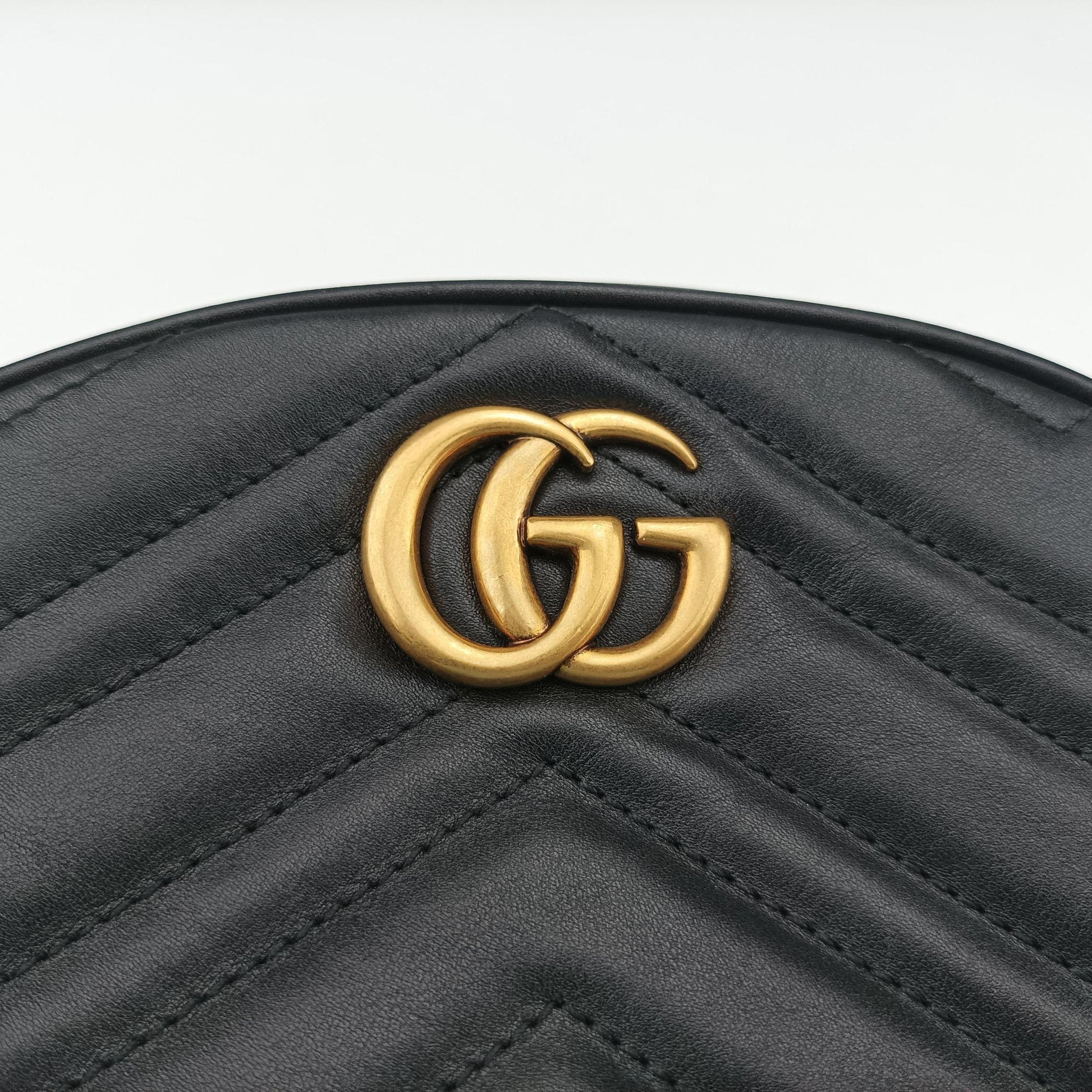 GG Marmont Black Leather 476434 A025370739GGマーモント ブラック レザー 476434 A025370739