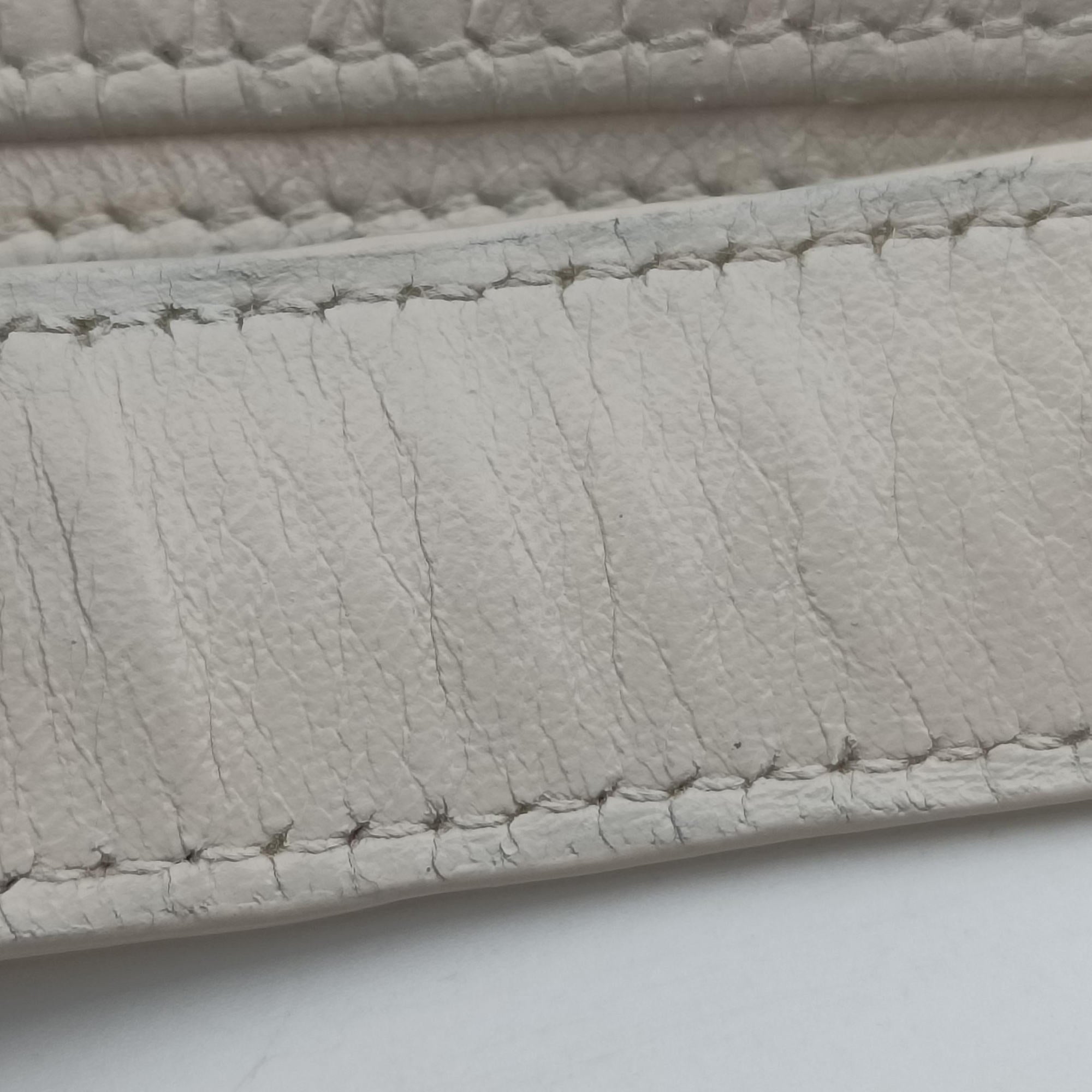 Cannage Dior Soft Shopping White lambskin 94-MA-0019カナージュ ディオール ソフトショッピング ホワイト ラムスキン 94-MA-0019