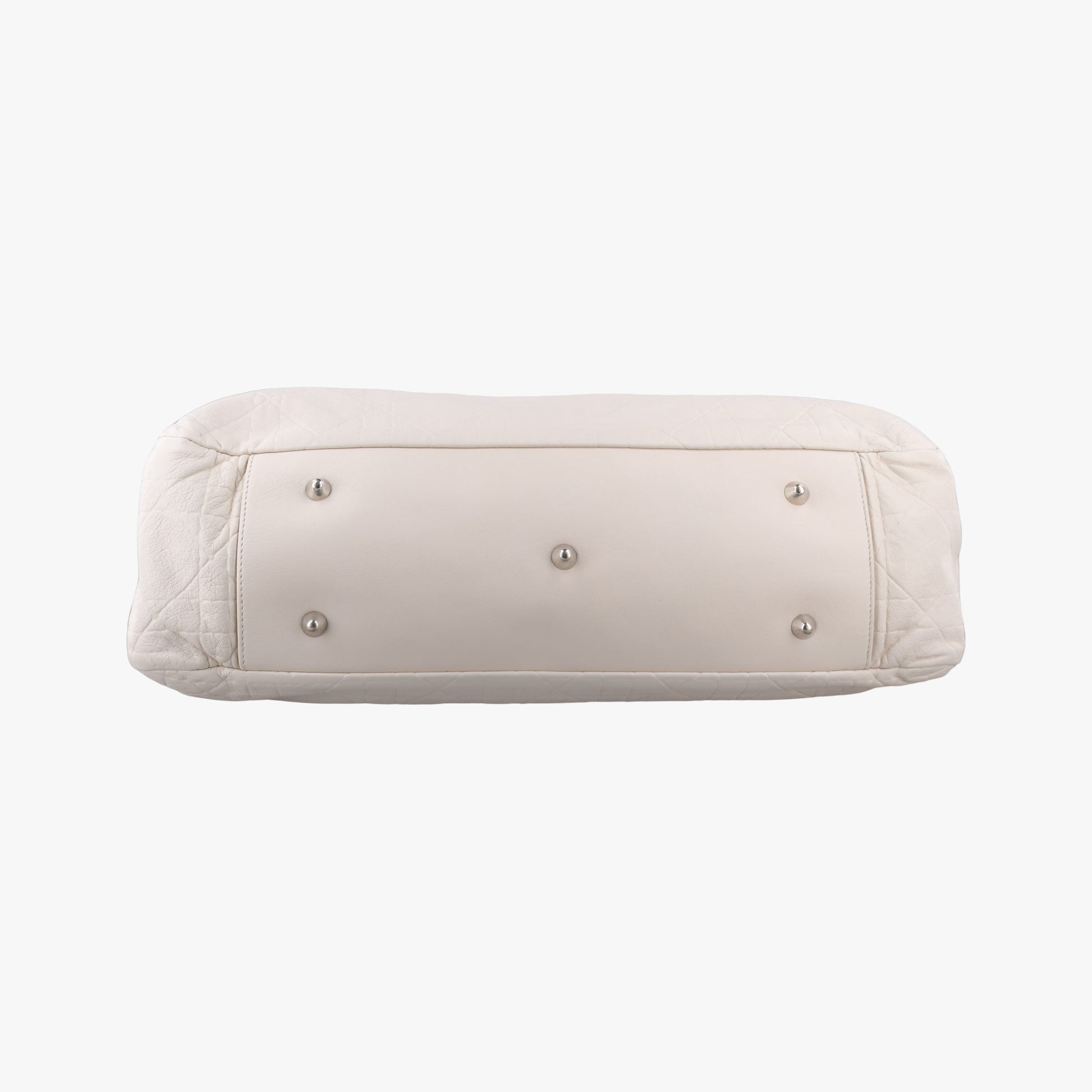 Cannage Dior Soft Shopping White lambskin 94-MA-0019カナージュ ディオール ソフトショッピング ホワイト ラムスキン 94-MA-0019