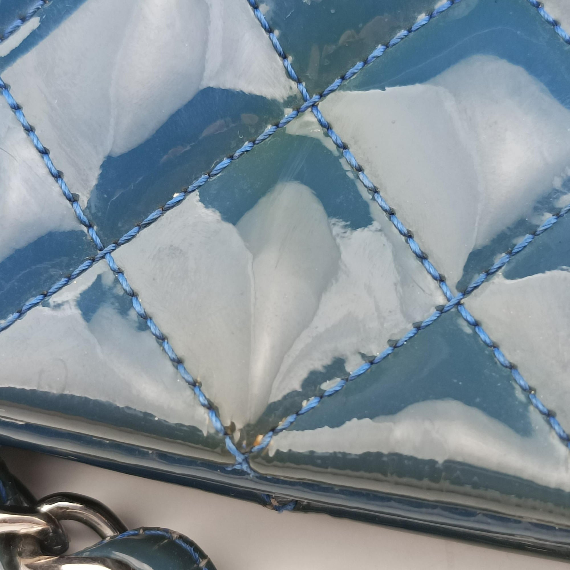 Mademoiselle Bowling Blue Patent Leather A50558 16169958マドモアゼル ボーリング ブルー パテント A50558 16169958
