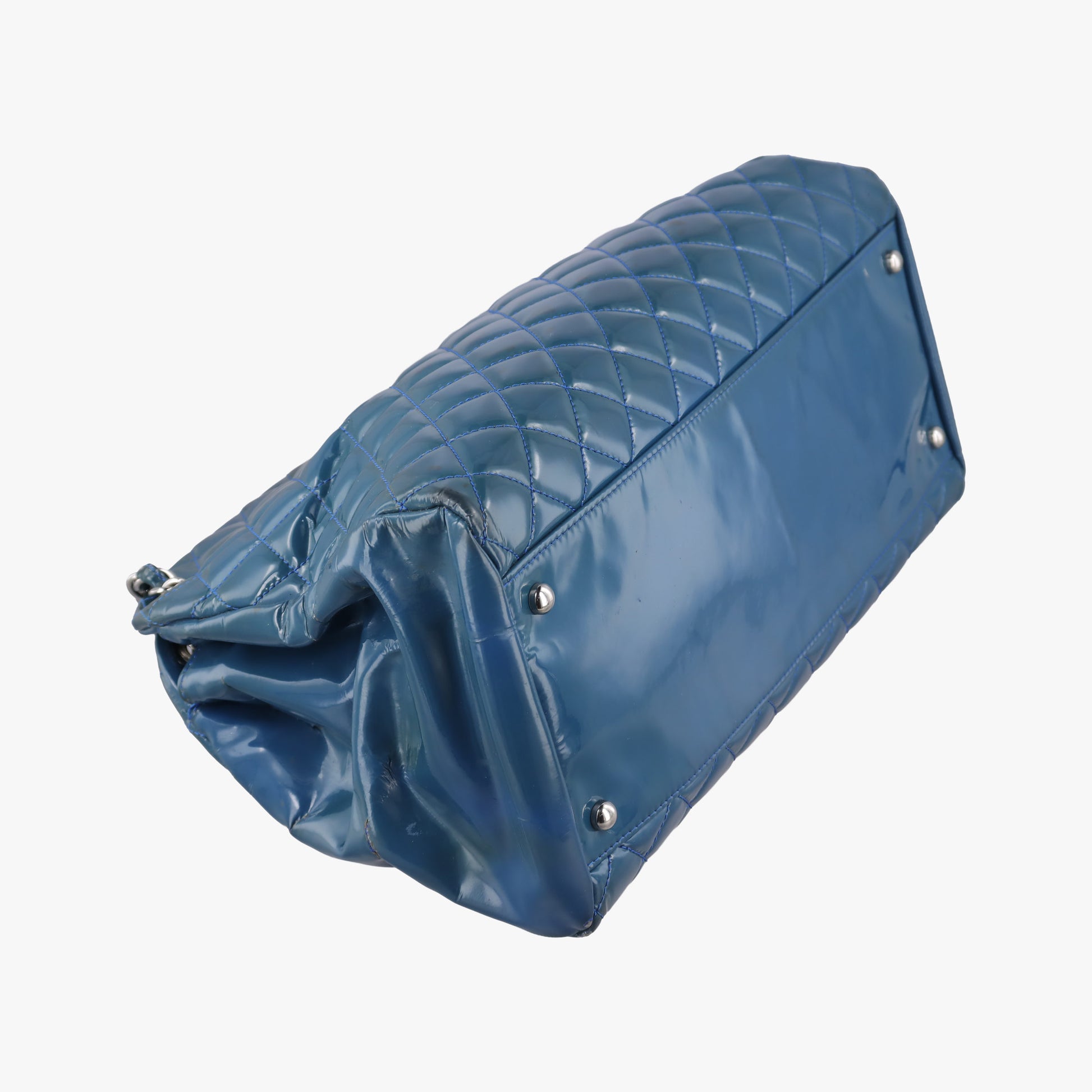 Mademoiselle Bowling Blue Patent Leather A50558 16169958マドモアゼル ボーリング ブルー パテント A50558 16169958
