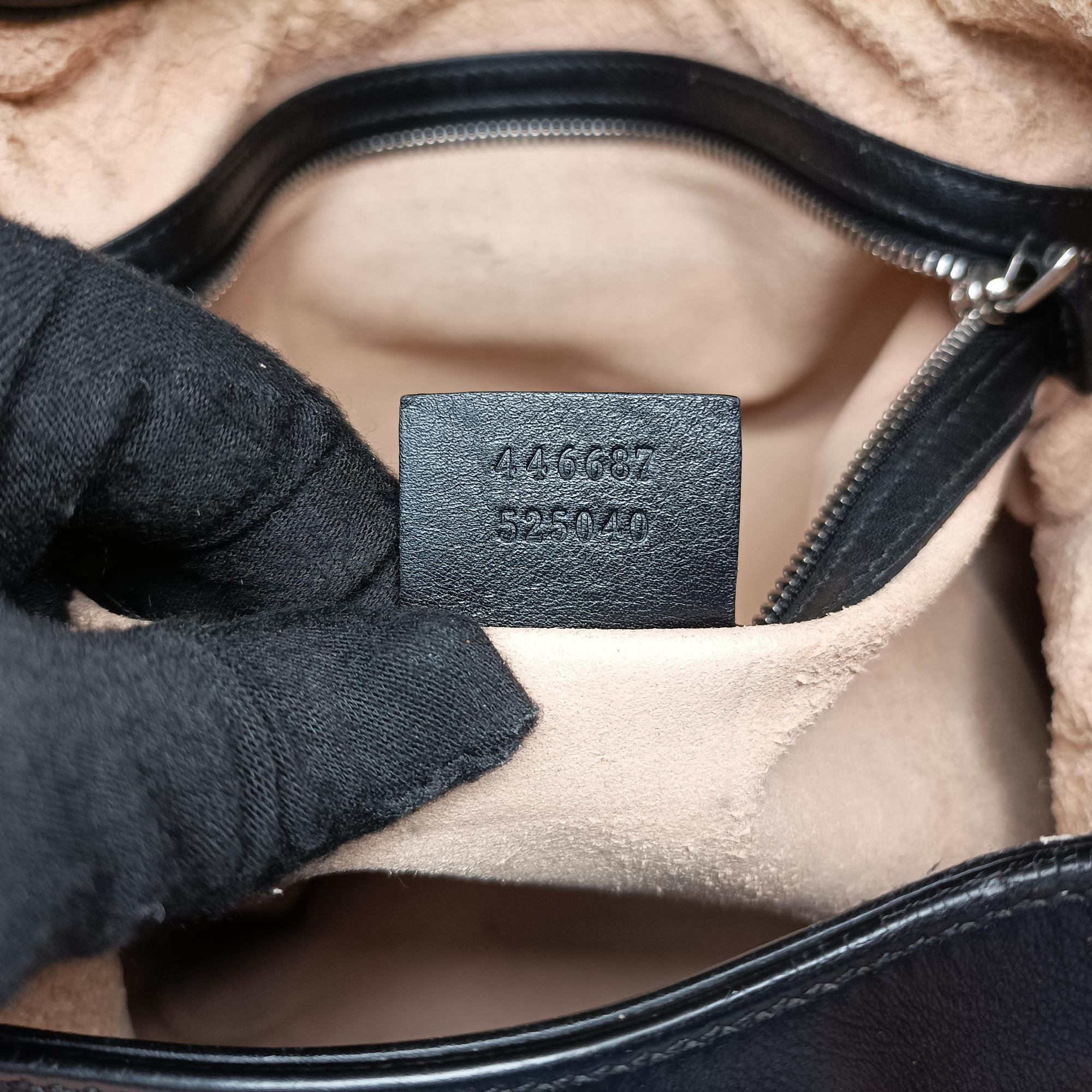 Dionysus Hobo Black Leather 446687 B020396603ディオニュソス ホーボー ブラック レザー 446687 B020396603