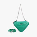 triangle mini Green Leather 1NR015 62トライアングル ミニ グリーン レザー 1NR015 62