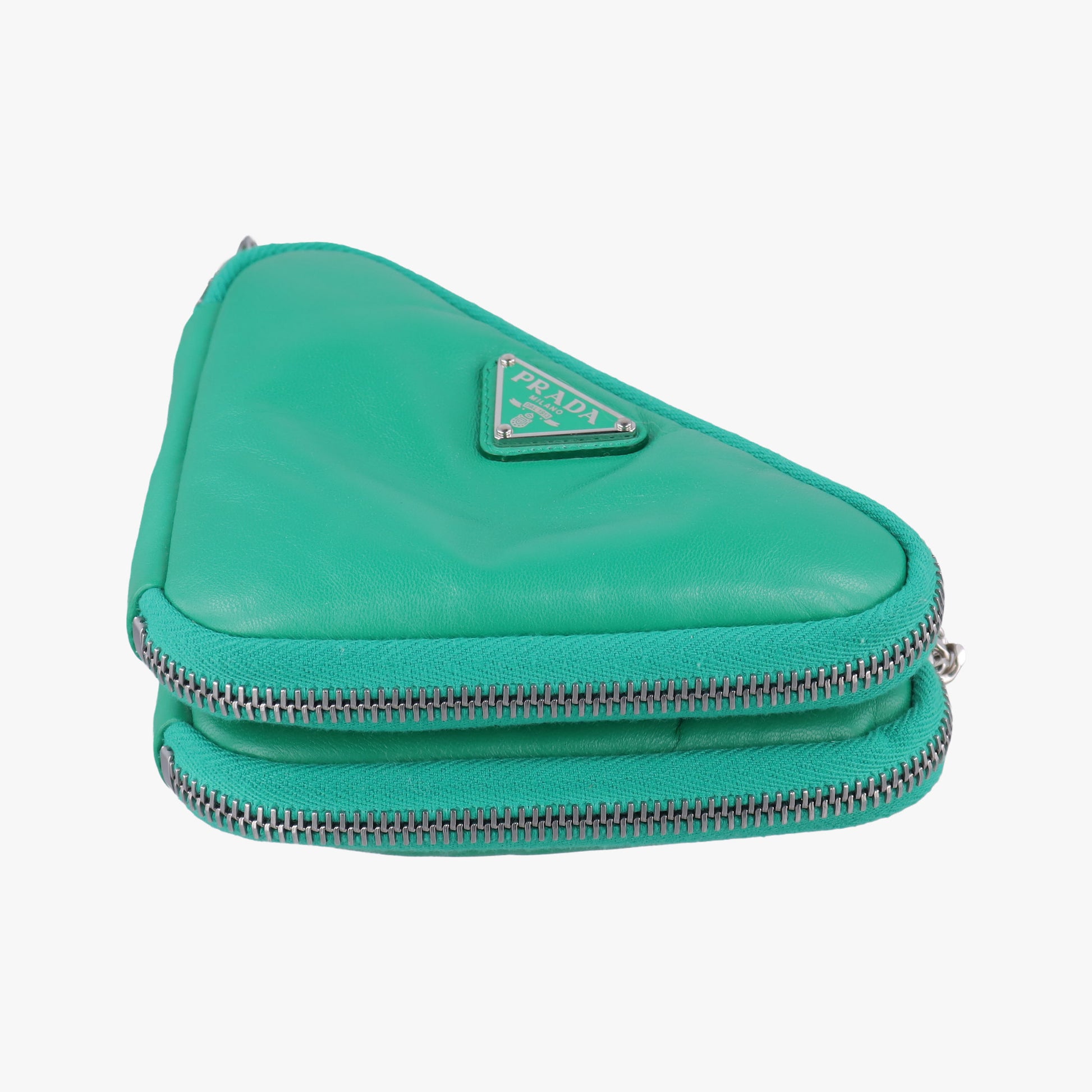 triangle mini Green Leather 1NR015 62トライアングル ミニ グリーン レザー 1NR015 62