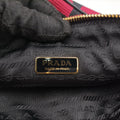 Triangolo Triangle Black×Red Jacquard × leather 1BC176 31/A3トライアングル ブラック×レッド ジャカード × レザー 1BC176 31/A3
