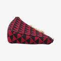 Triangolo Triangle Black×Red Jacquard × leather 1BC176 31/A3トライアングル ブラック×レッド ジャカード × レザー 1BC176 31/A3