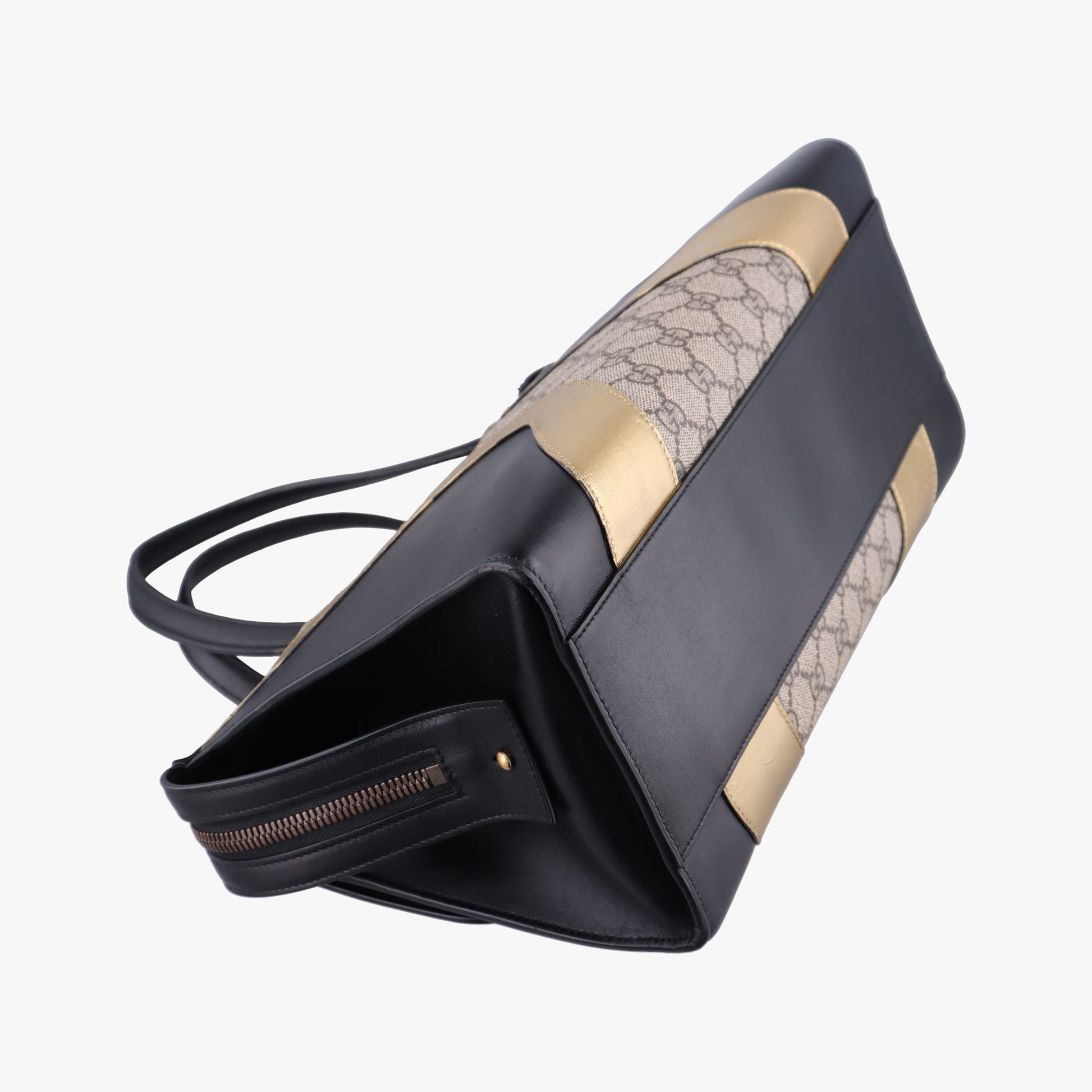 Osiride beige×black×Multicolour PVC coated canvas×Leather 476435 H022447217オジリデ ベージュ×ブラック×マルチカラー PVCコーティングキャンバス×レザー 476435 H022447217