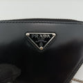 Triangle Chain Pouch Black Leather 230-Aトライアングル チェーン ポーチ ブラック レザー 230-A