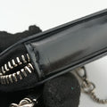 Triangle Chain Pouch Black Leather 230-Aトライアングル チェーン ポーチ ブラック レザー 230-A