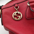 Dome Large GG Charm Red Leather 449660 C021251445ドーム ラージ GG チャーム レッド レザー 449660 C021251445
